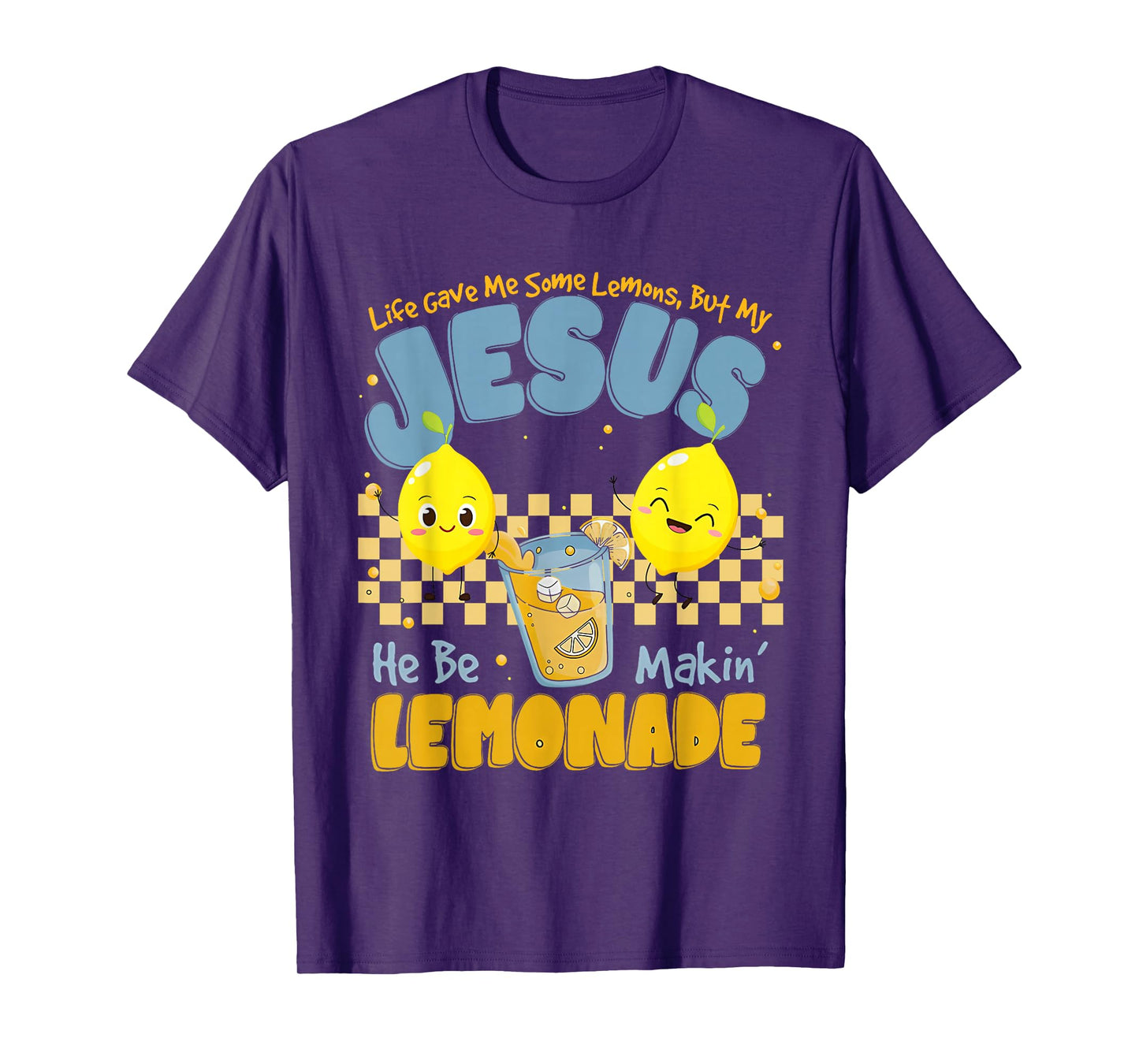 Life Gave Me Lemons But Jesus God's Got My Back Cute Lemon T-Shirt