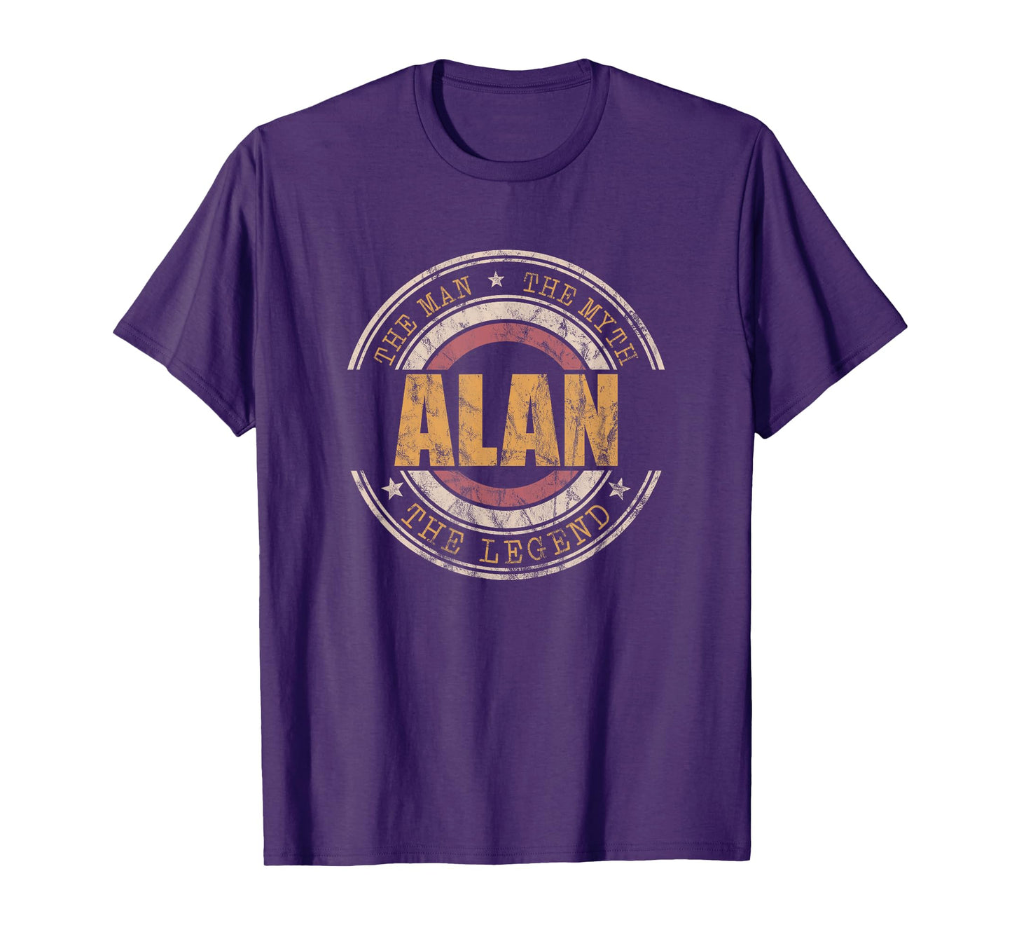 Mens Alan The Man The Myth The Legend First Name Alan T-Shirt