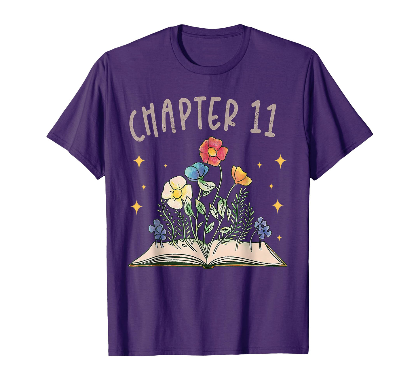 Chapter 11th Birthday Bookworm 11 Years Old For Book Lovers T-Shirt