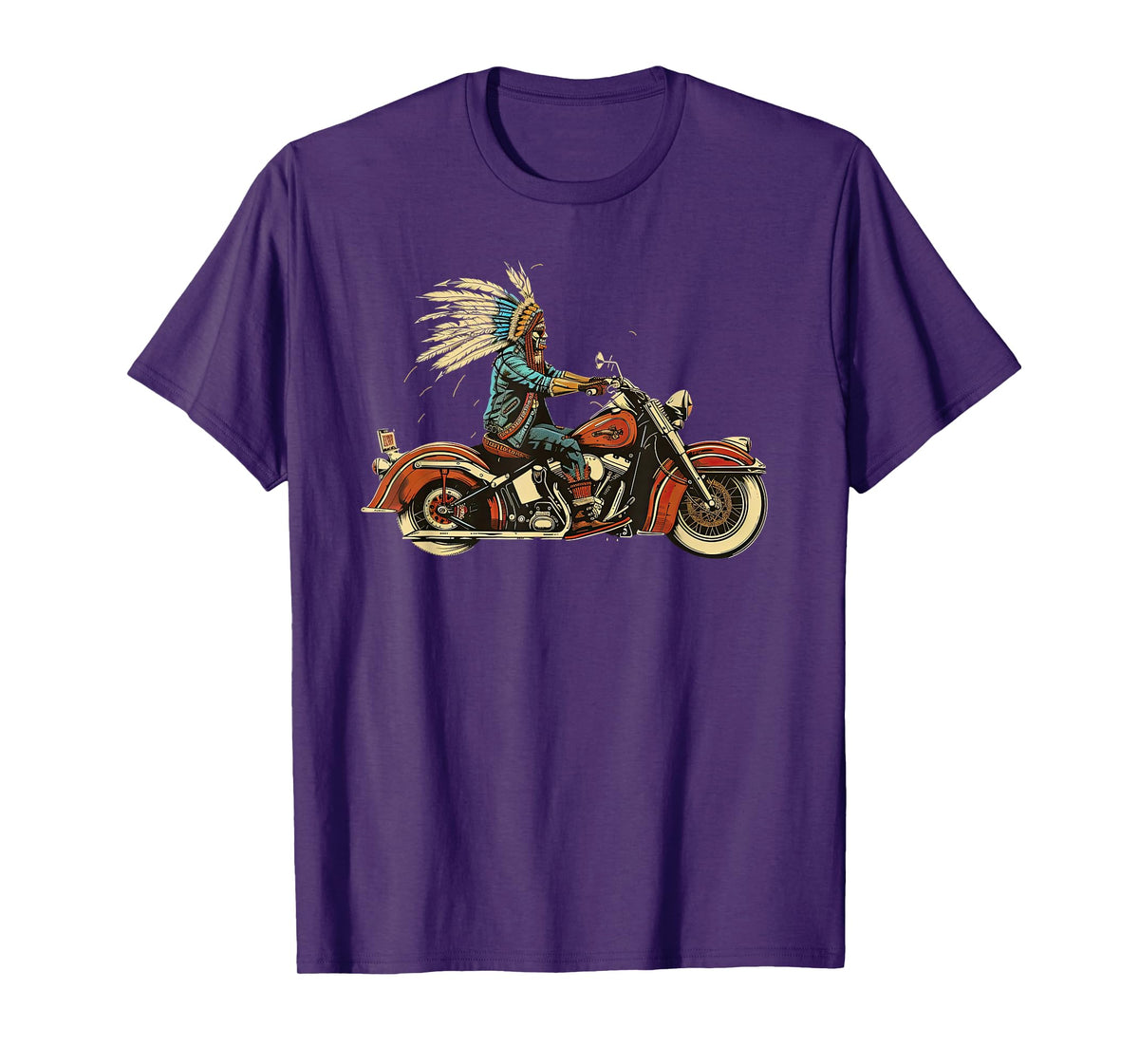 Native American Motorcycle Indian Bikers old classic bikes T-Shirt