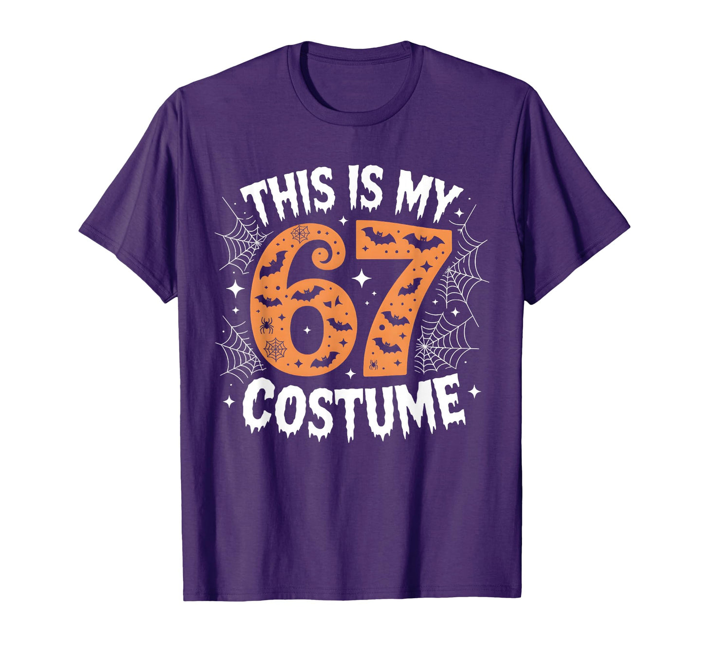 This is My 67 Costume Lazy Brainrot Meme 67 Funny Six Seven T-Shirt