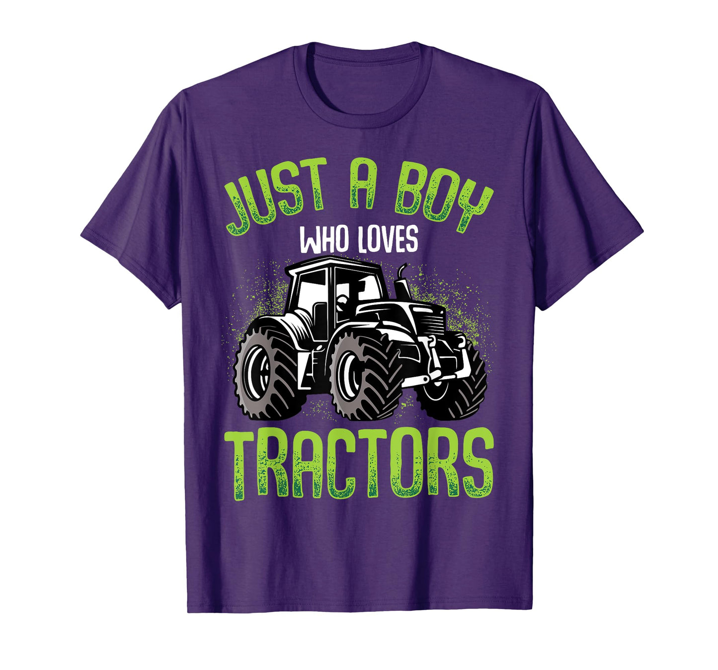 Just A Boy Who Loves Tractors Farm Kids T-Shirt