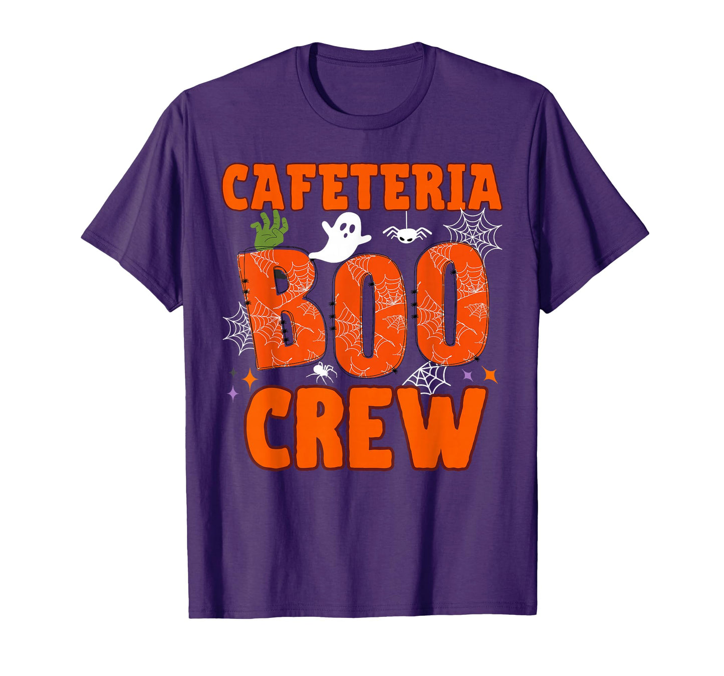 Cafeteria Boo Crew Halloween Costume Lunch Lady Matching Tee T-Shirt