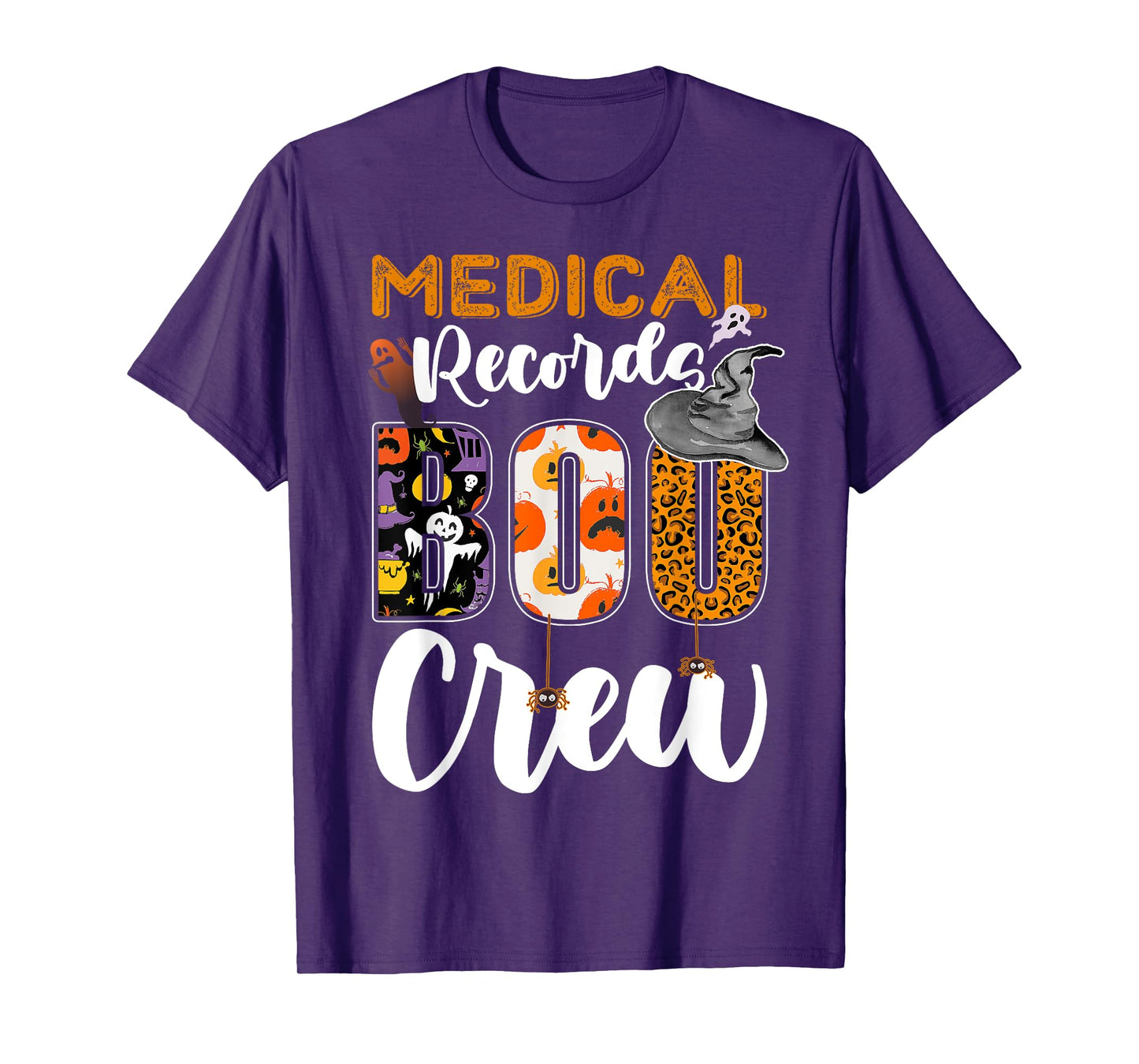 Medical Records Boo Crew Halloween Matching MRT T-Shirt