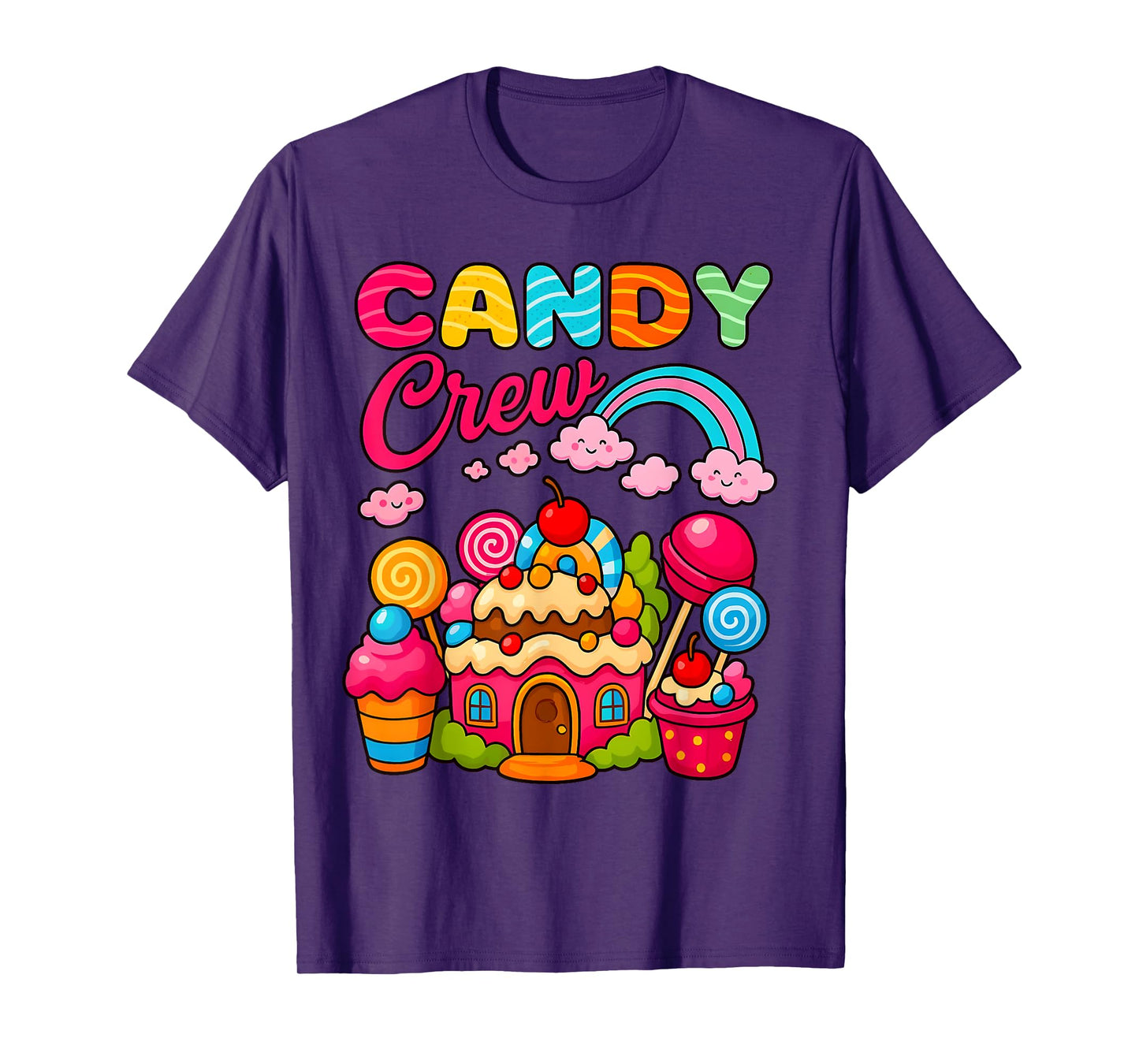 Candy Crew Candy Land Decorations Candy Squad Kids Women T-Shirt