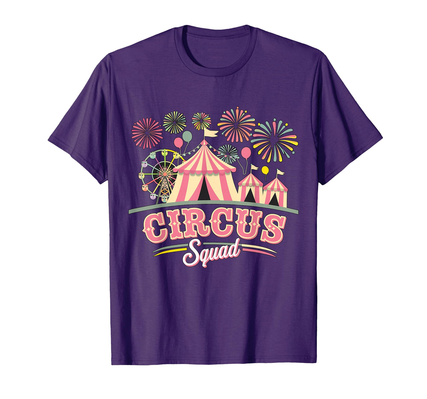 Circus Squad Matching Birthday Circus Staff T-Shirt