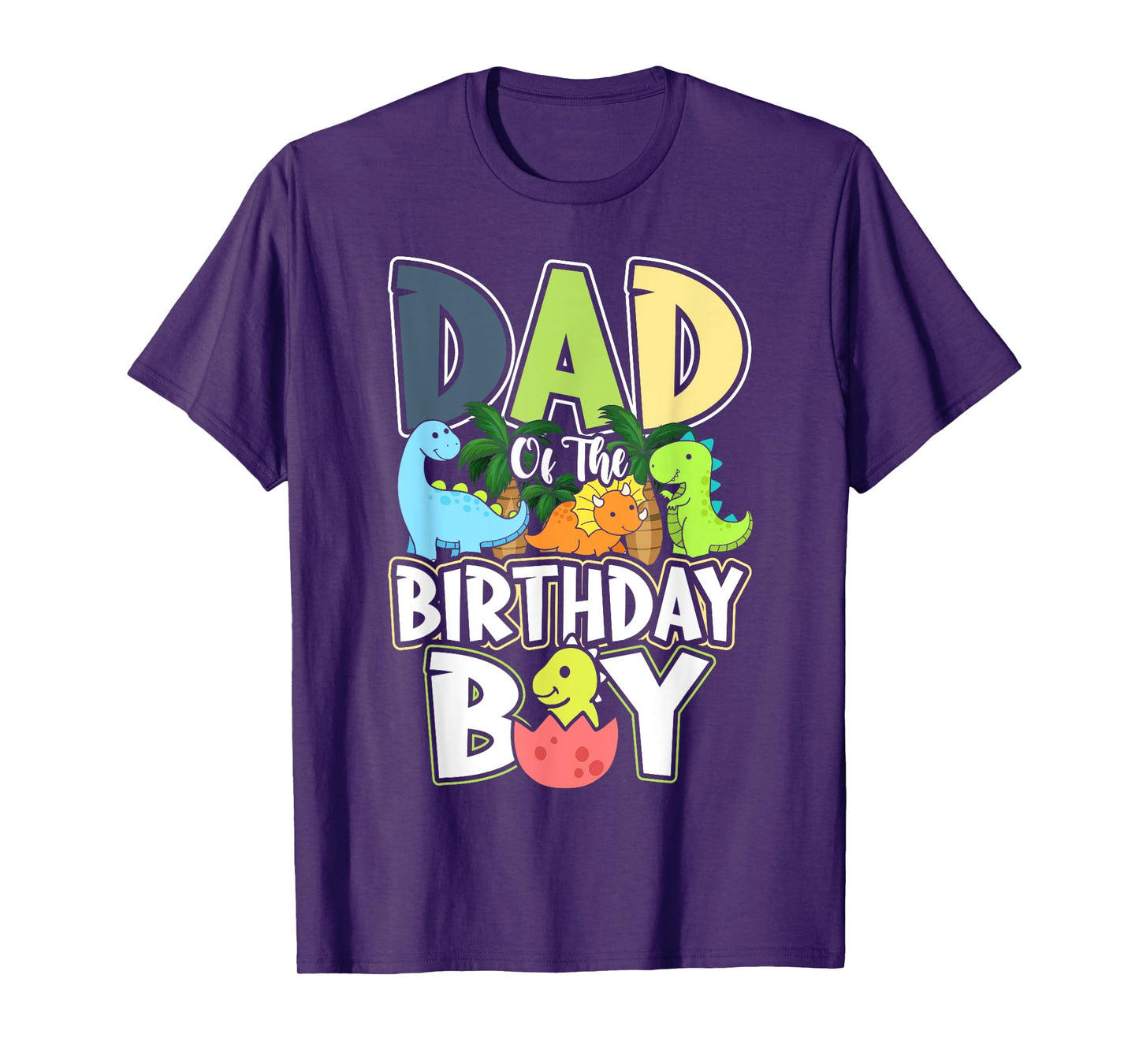 Dinosaurs Theme Birthday Dad Of The Birthday Boy Dinosaur T-Shirt