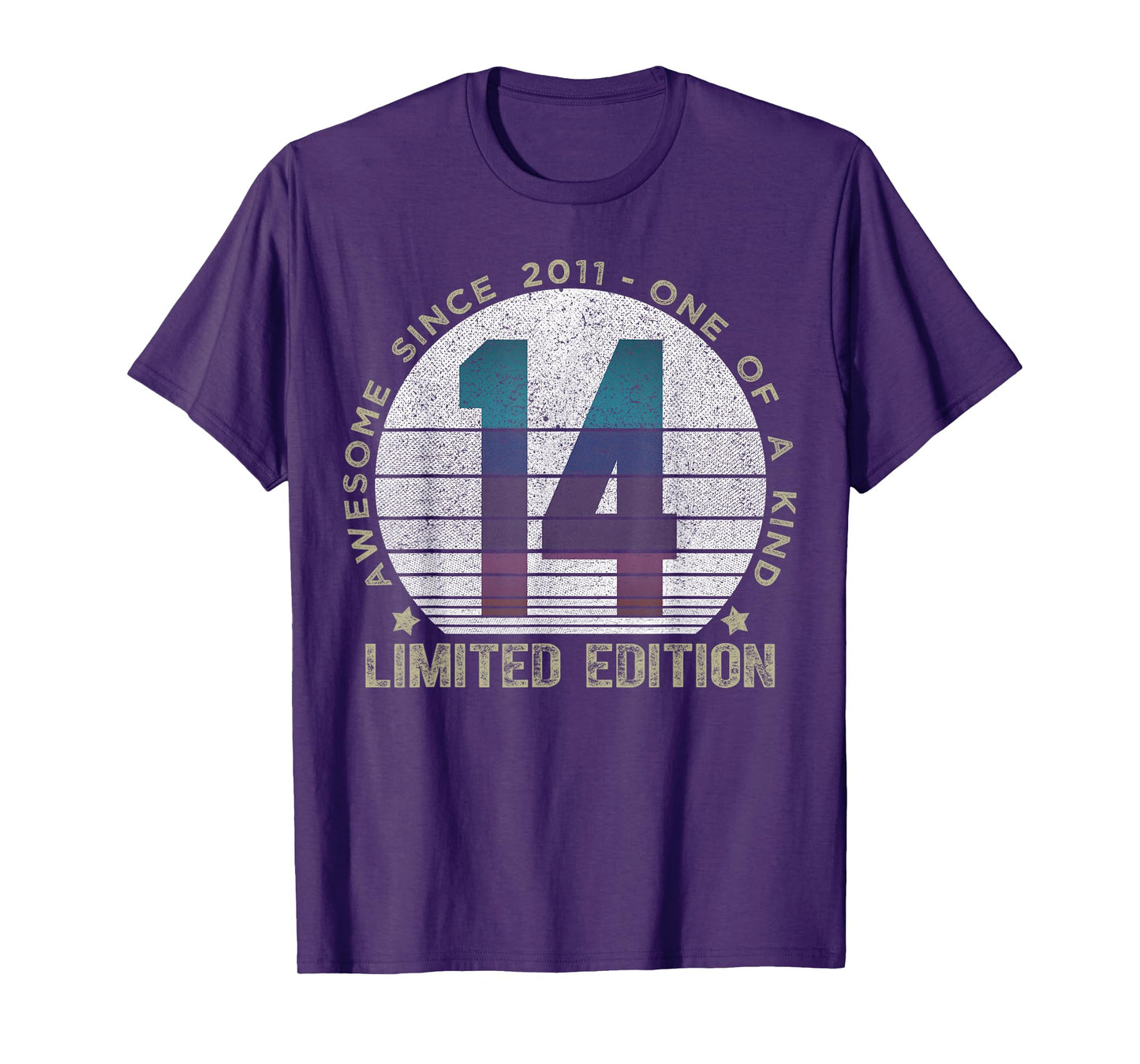 14 Year Old Gifts Vintage 2011 Limited Edition 14th Birthday T-Shirt