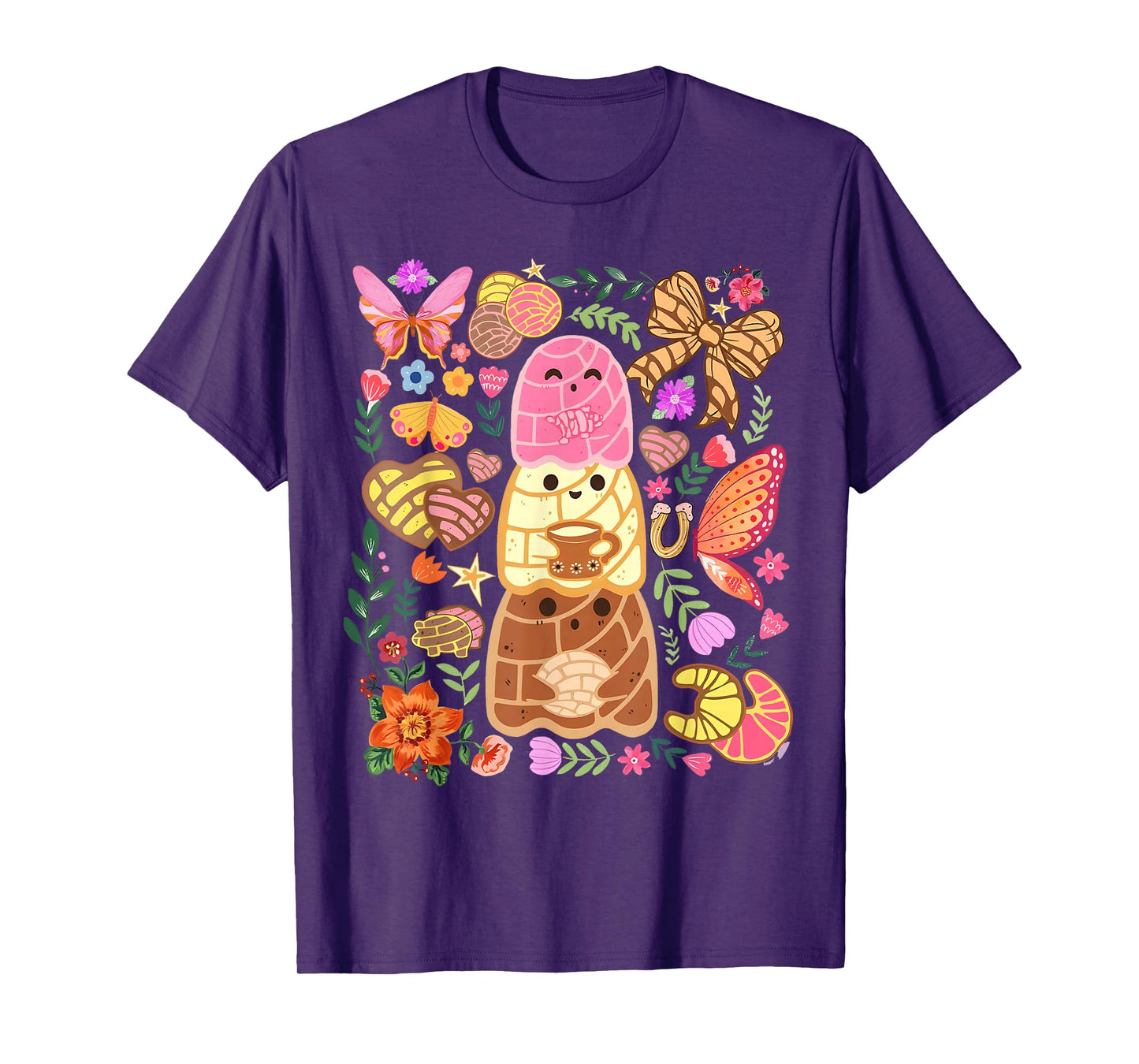 Pantasmas Ghost Funny Spooky Conchas Mexican Ghost Halloween T-Shirt