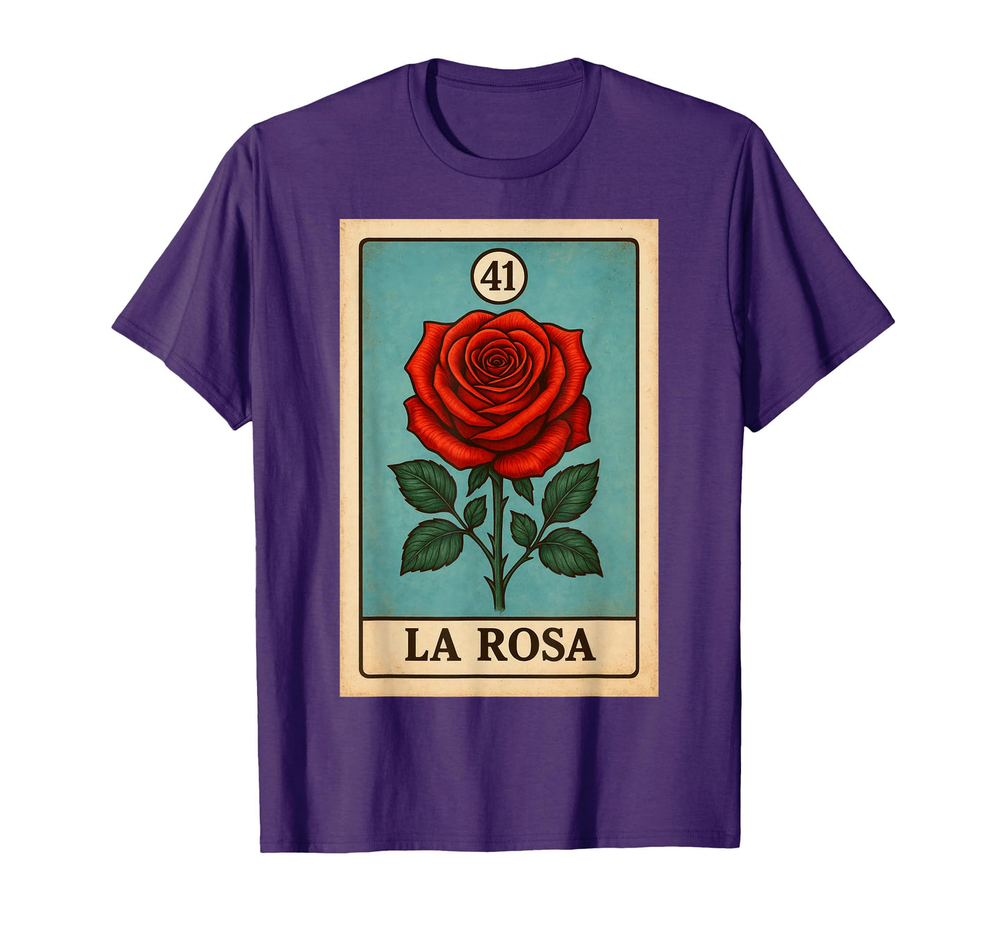 rosa Mexican Lottery Bingo Game, Roses T-Shirt