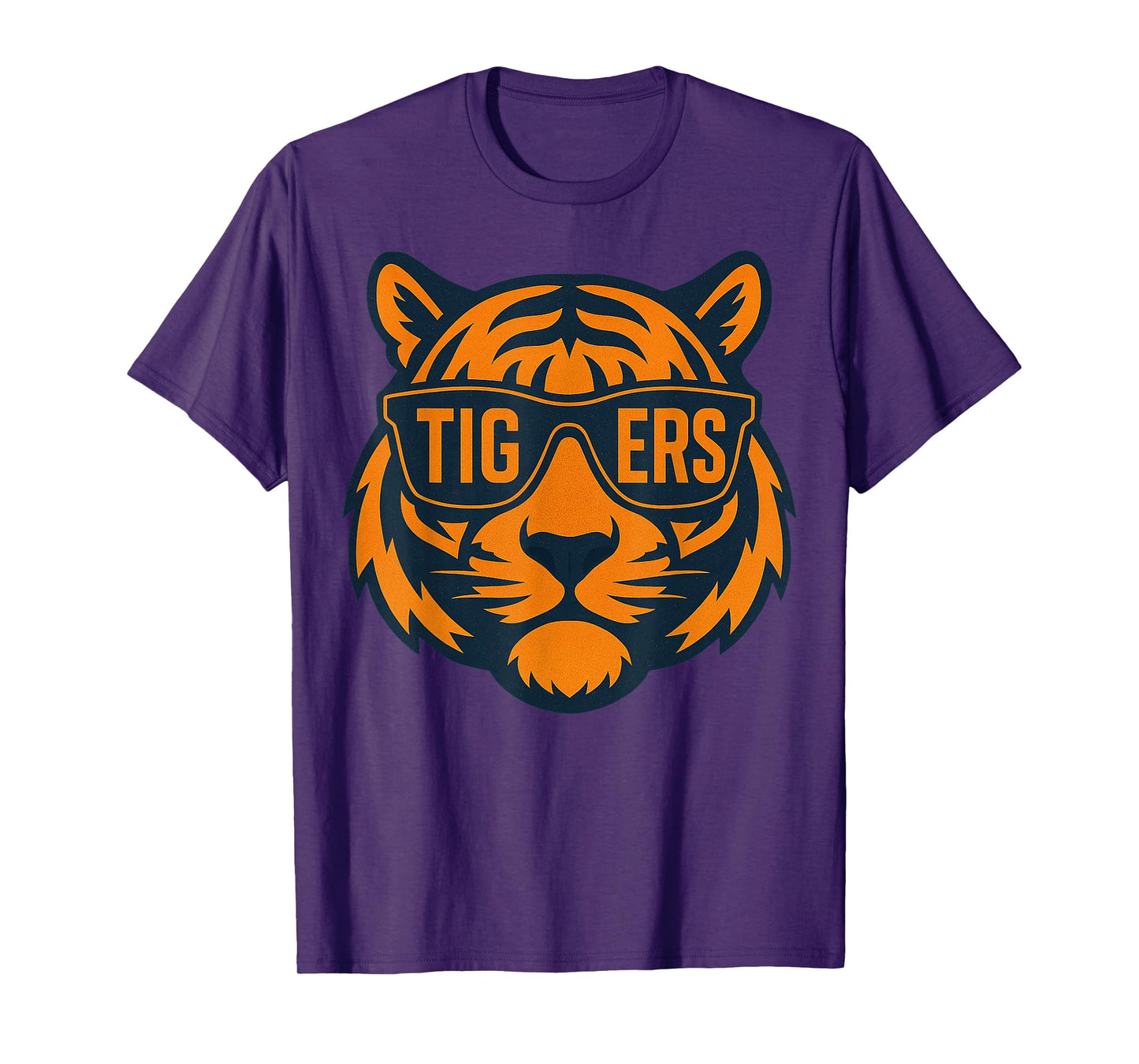 Retro Tigers Last Name Distressed Gifts For Men Women Kids T-Shirt