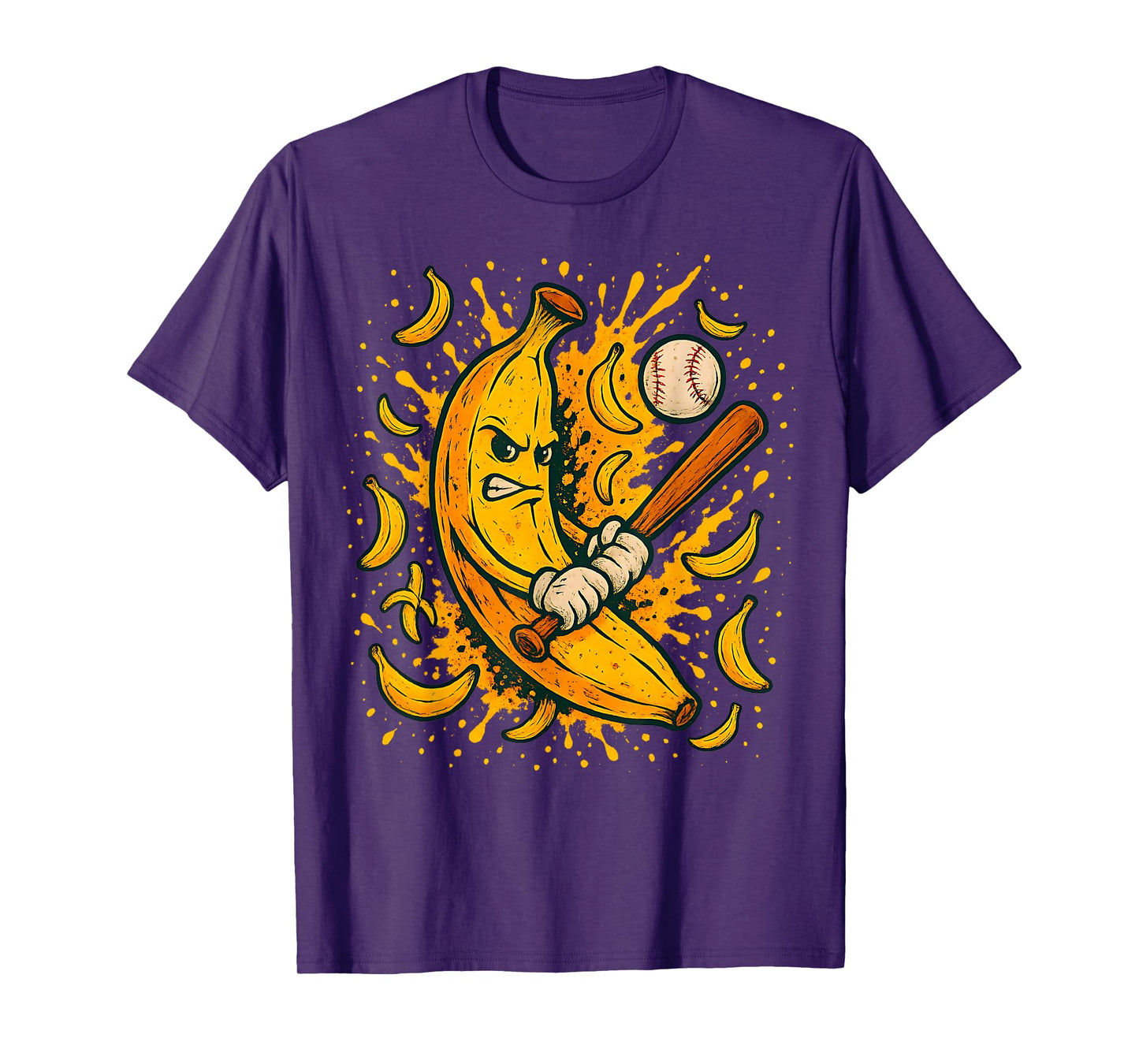 Funny Baseball Game Day Baseball Player Retro Baseball Ball T-Shirt