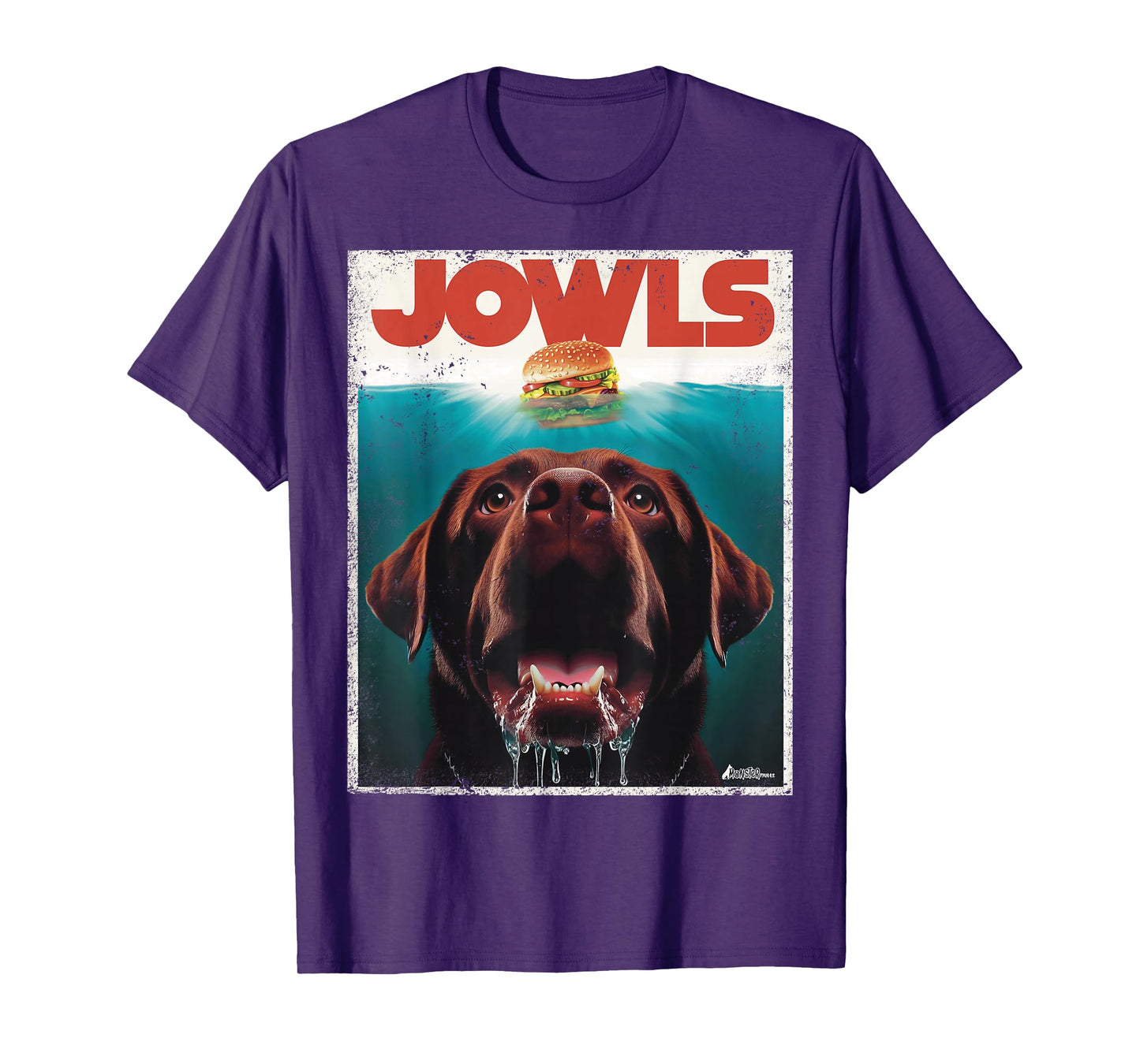 Funny Chocolate Lab Jowls, Labrador Retriever Dog Mom Dad T-Shirt