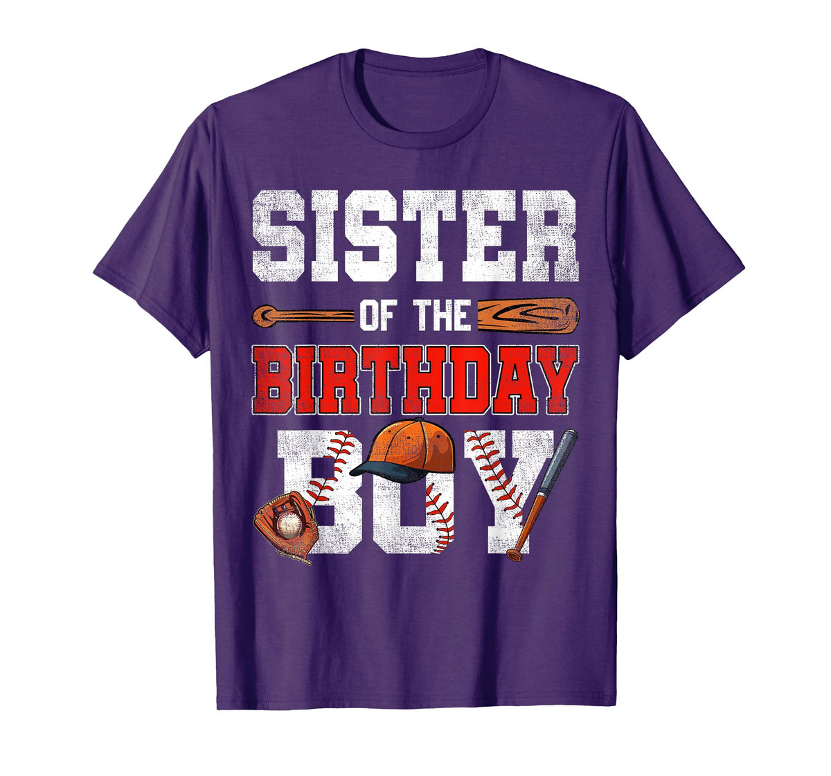 Sister Of The Birthday Boy Baseball Bday Family T-Shirt
