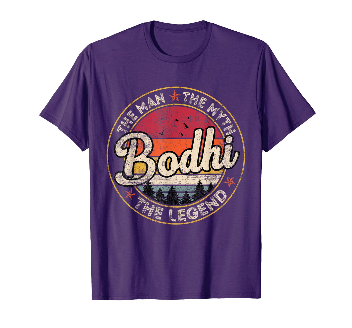 Bodhi The Man The Myth The Legend Personalized Name T-Shirt