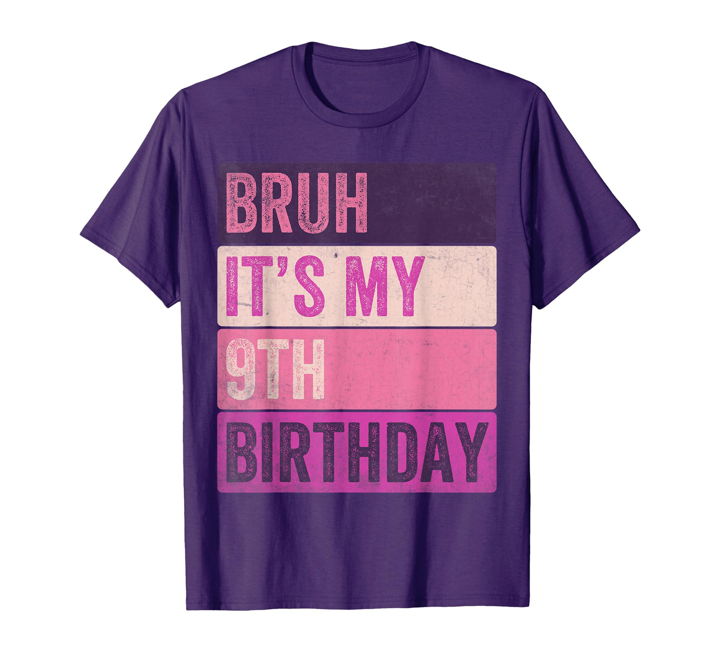 Cute Nine Years Old Birthday Girl Party Apparel T-Shirt