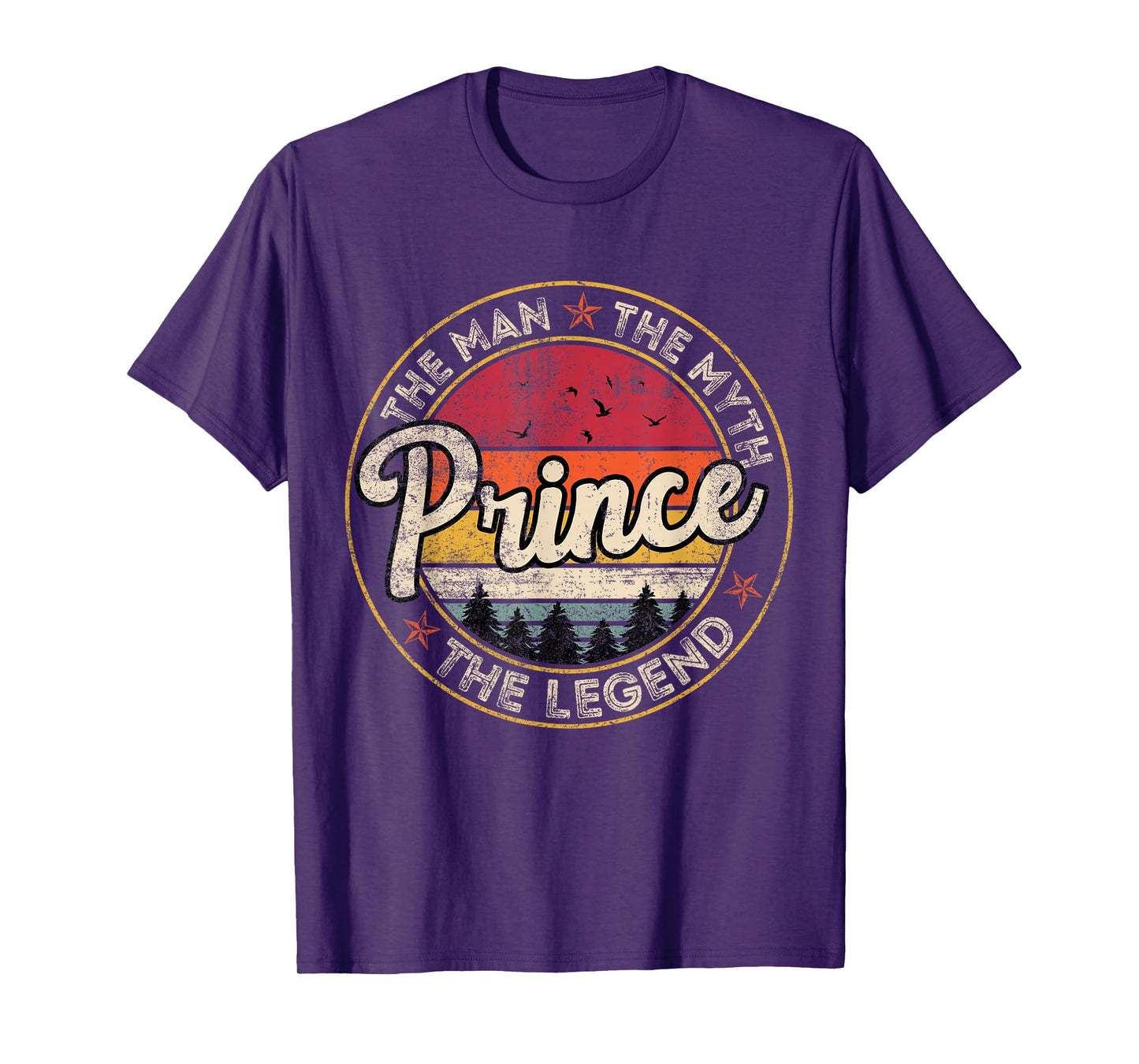 Prince The Man The Myth The Legend Personalized Name T-Shirt