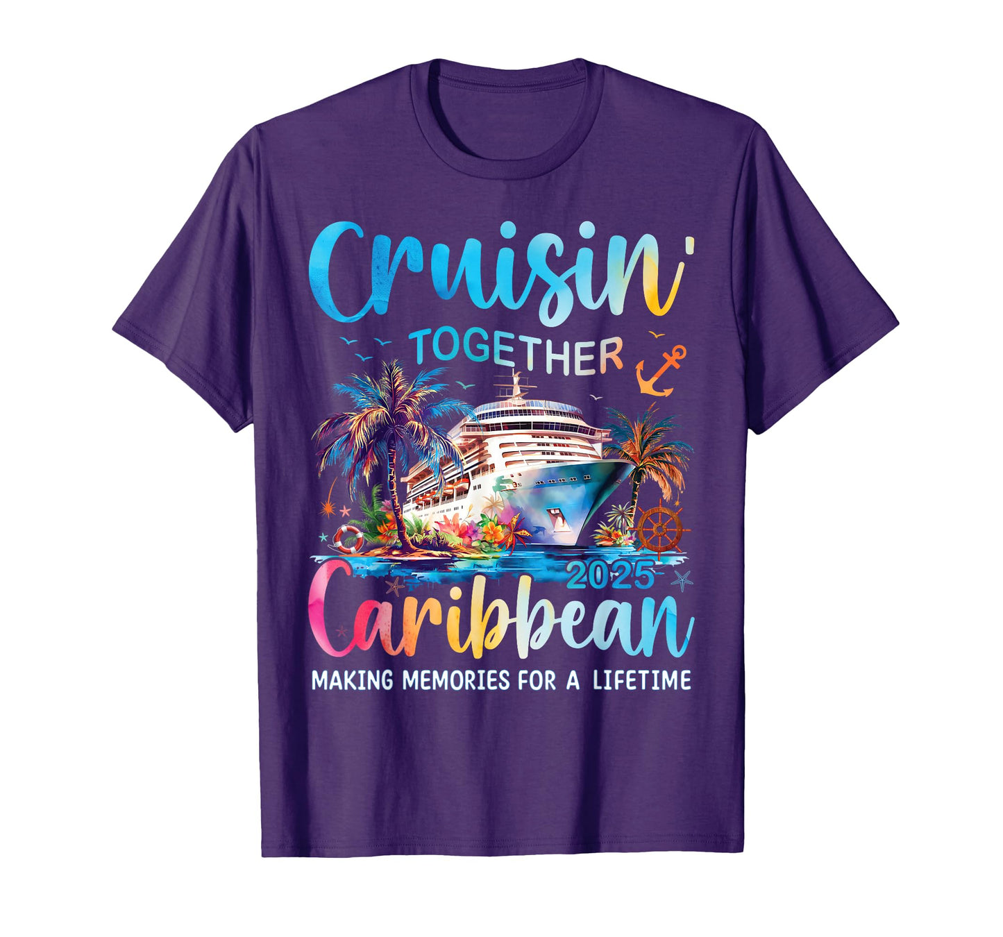 Caribbean Cruise Family Vacation 2025 Cruisin’ Together T-Shirt