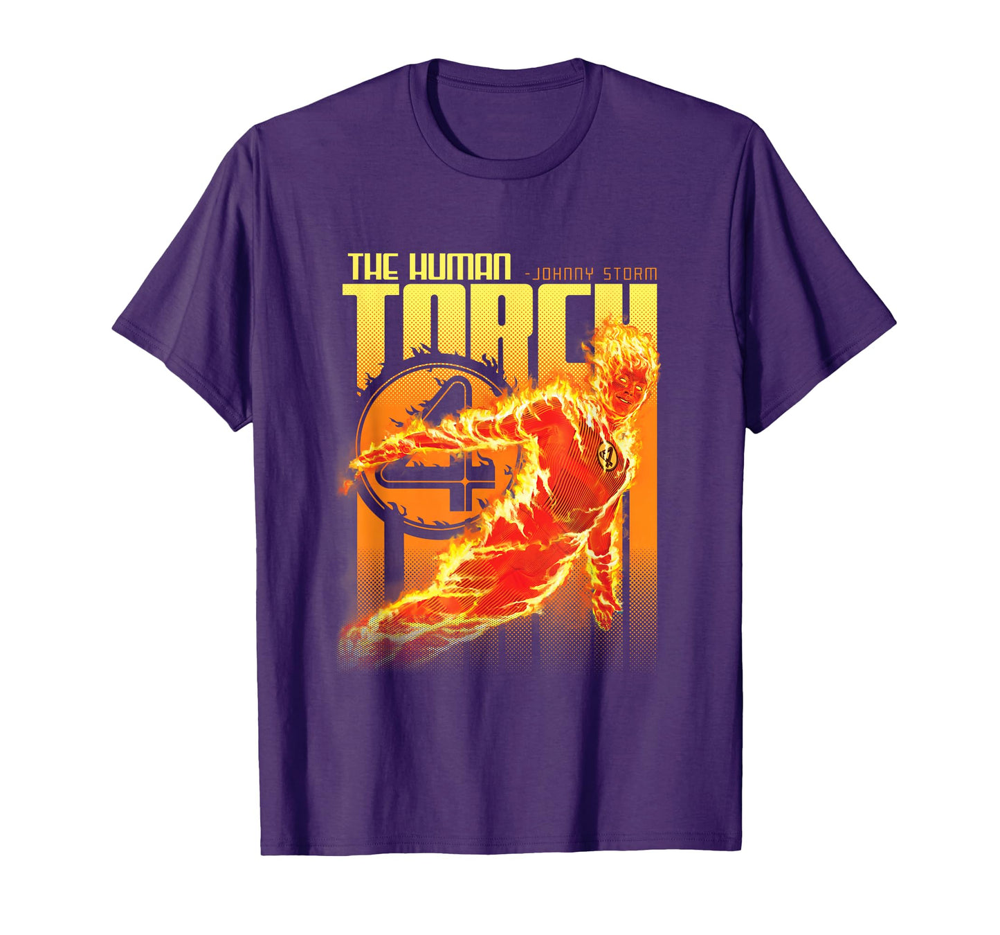 Marvel The Fantastic Four: First Steps Johnny Storm Torch T-Shirt