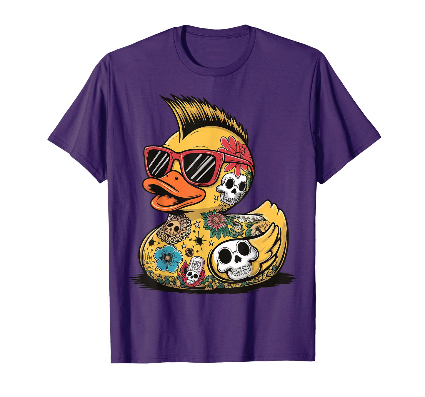 Rubber Duck Punk Heavy Metal T-Shirt