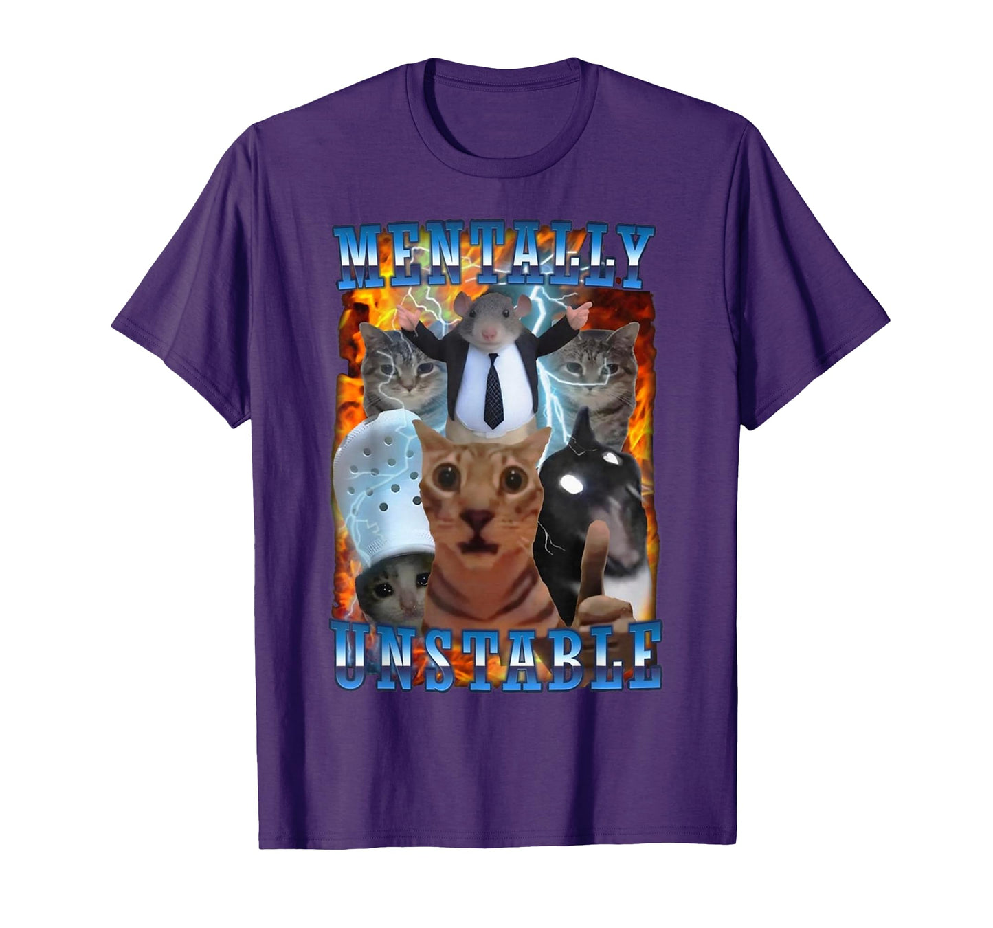 Mentally Unstable Cat T-Shirt