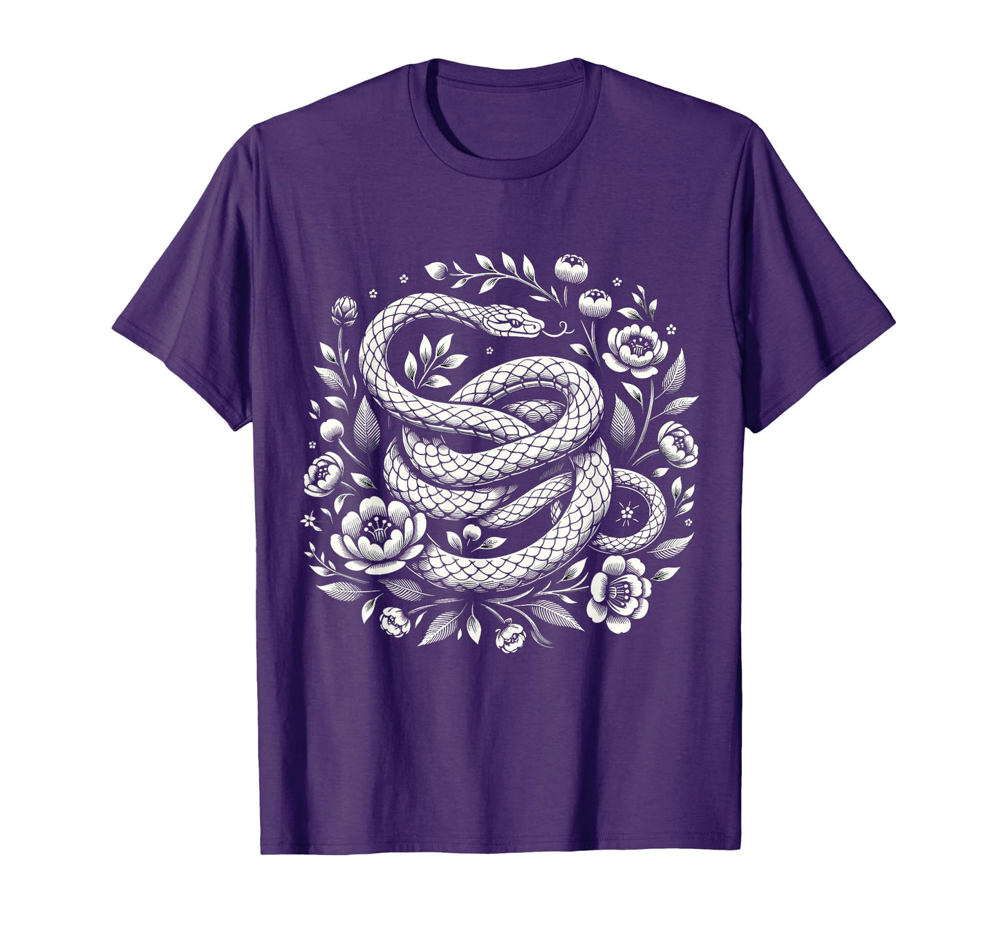 Floral Snake T-Shirt