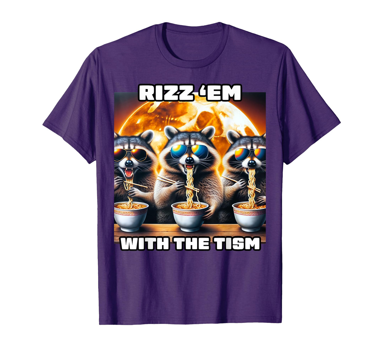 Rizz Em With The Tism Autism Awareness Funny Meme Boys Girls T-Shirt
