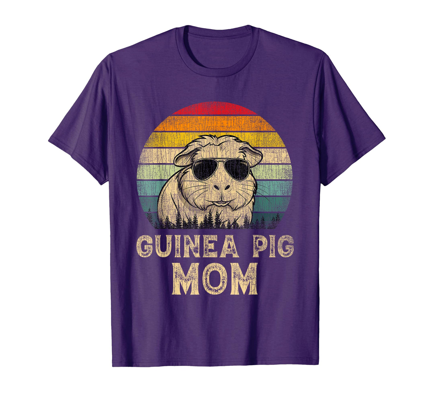 Vintage Guinea Pig Mom Guinea Pig Lovers Mommy Mother's Day T-Shirt