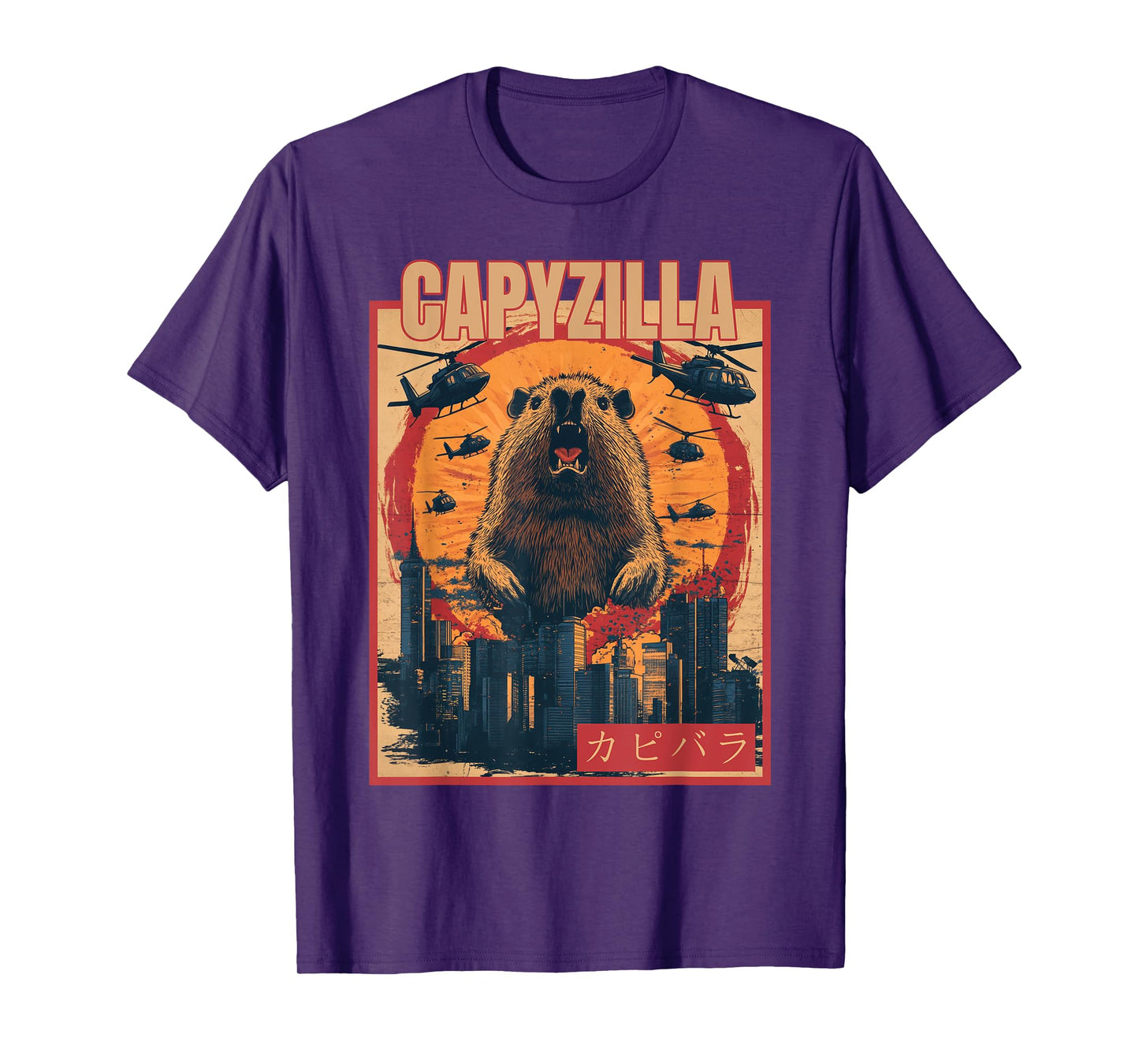 Capyzilla | Funny Capybara Graphic | cool Rodent Capybara T-Shirt
