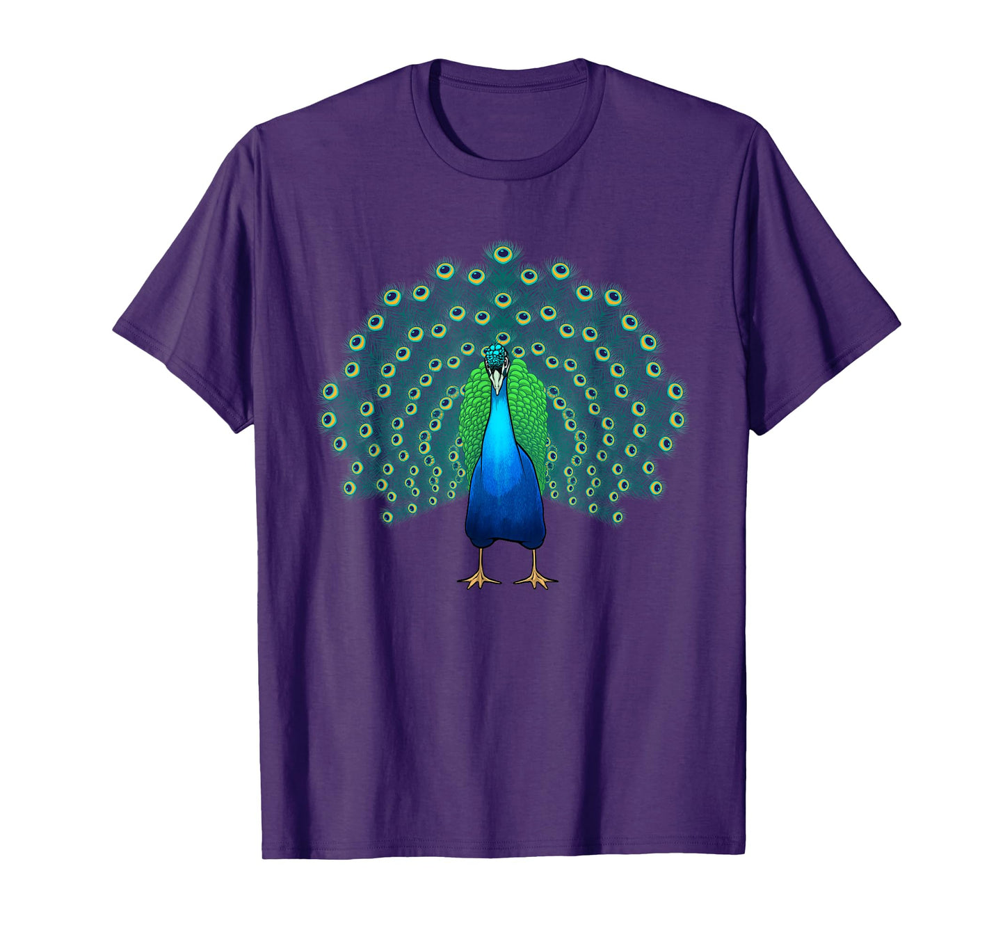 Cool Peacock Art for Men Women Peacock Feather Peacock Lover T-Shirt