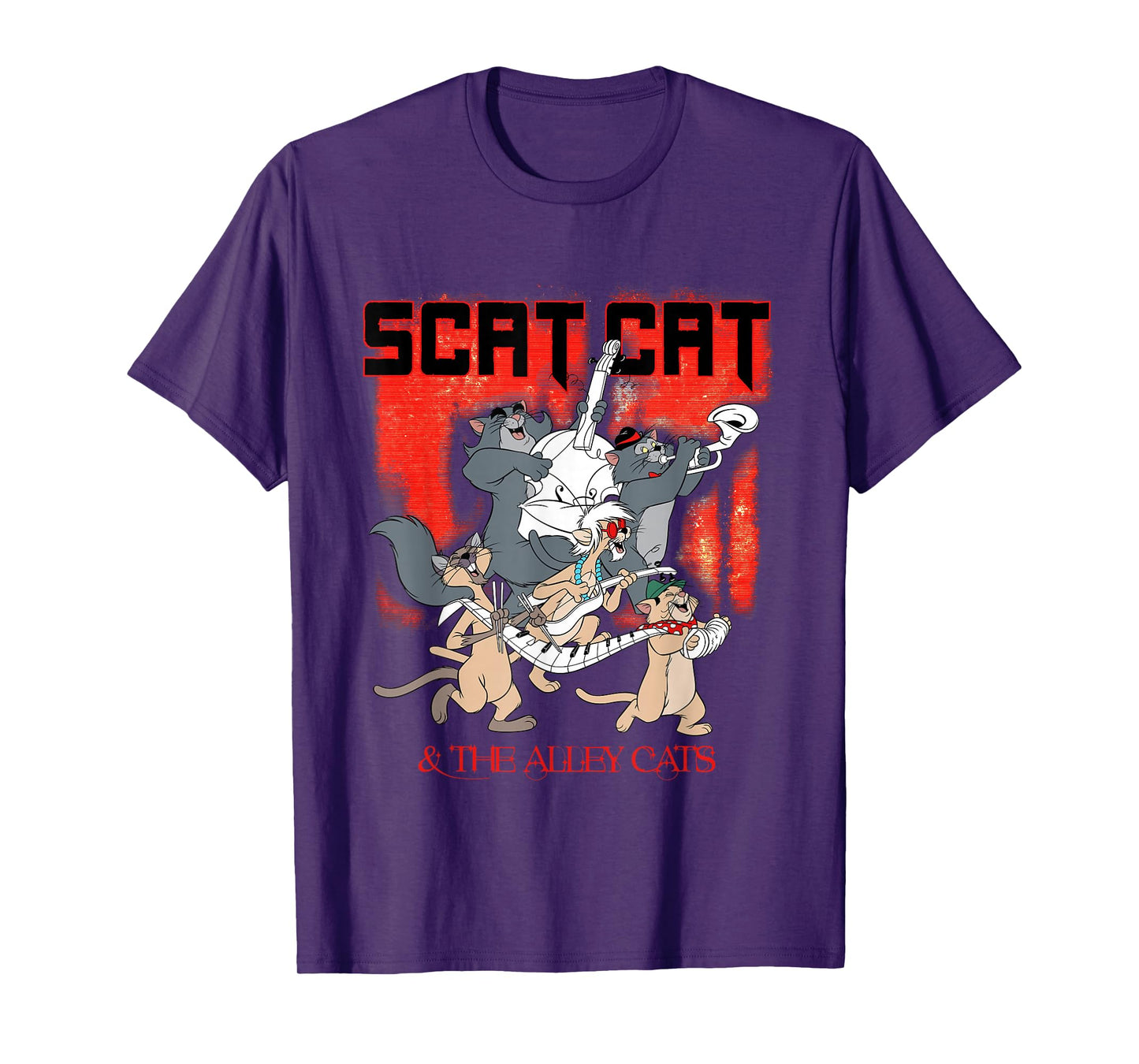 Disney The Aristocats Scat Cat And The Alley Cats T-Shirt