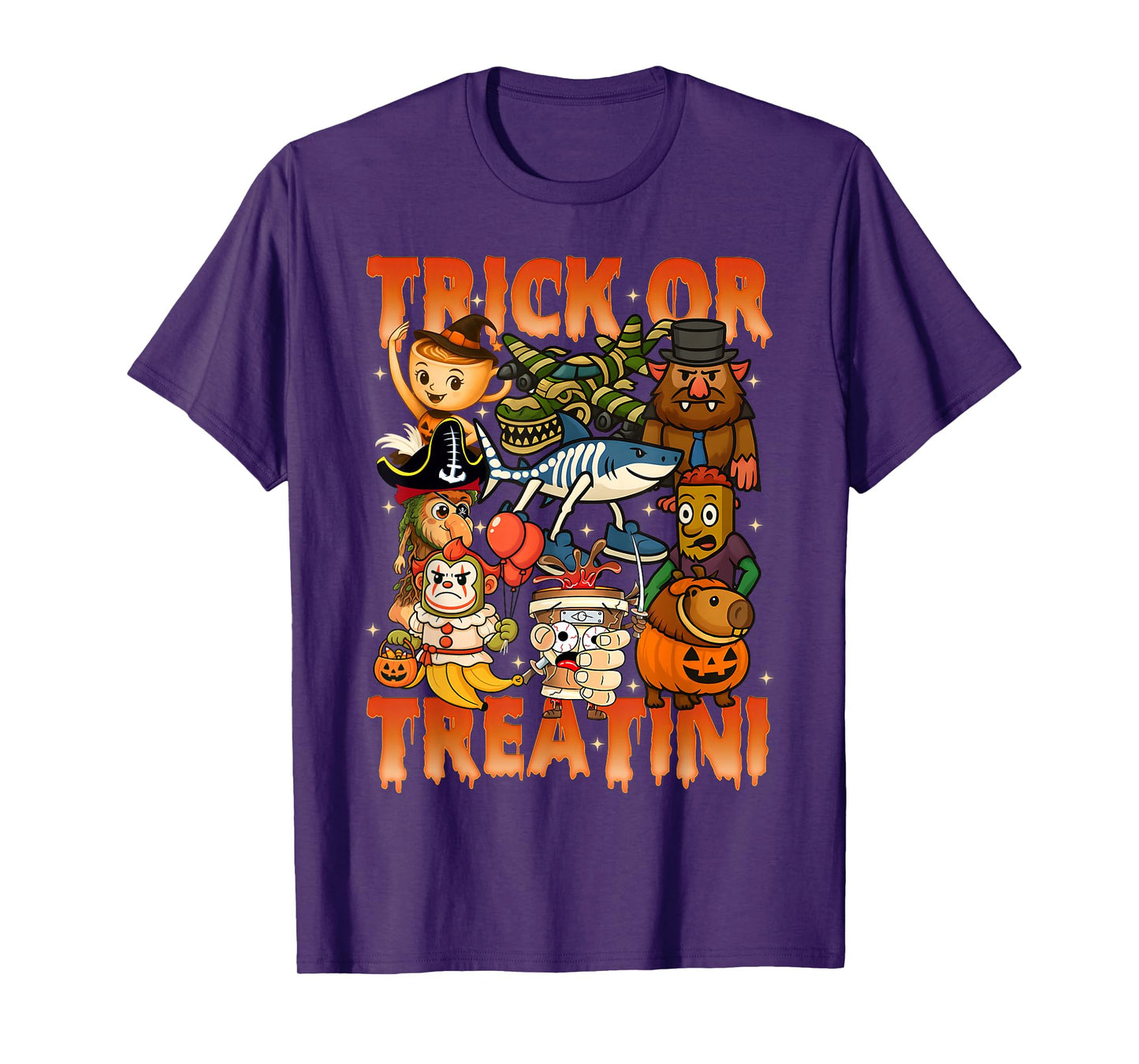 Funny Italian Brain Rot Italian Brainrot Halloween Boy Kids T-Shirt