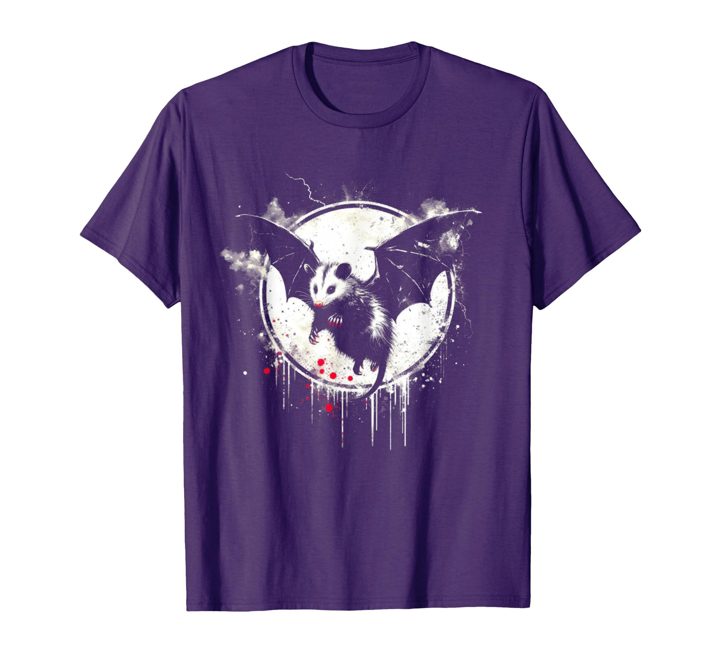 Opossum Bat - Funny Cute Possum Bat Halloween Lover T-Shirt