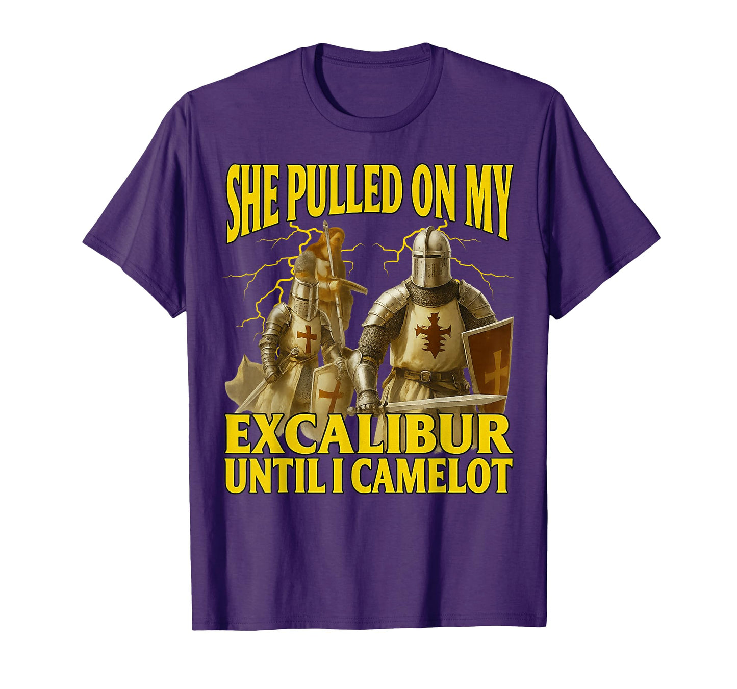 Pulled On My Excalibur Funny Soldier Bootleg Funny 90s Memes T-Shirt