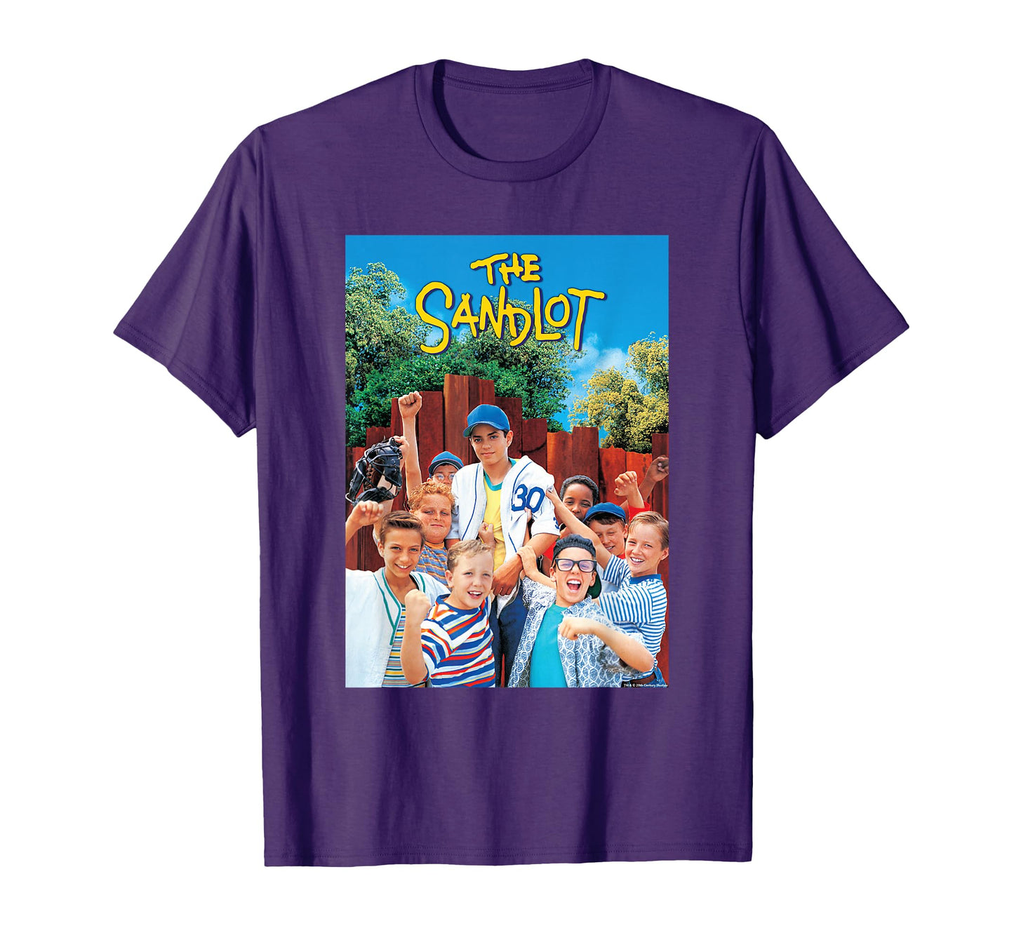 The Sandlot Baseball Team Official 1993 Movie T-Shirt
