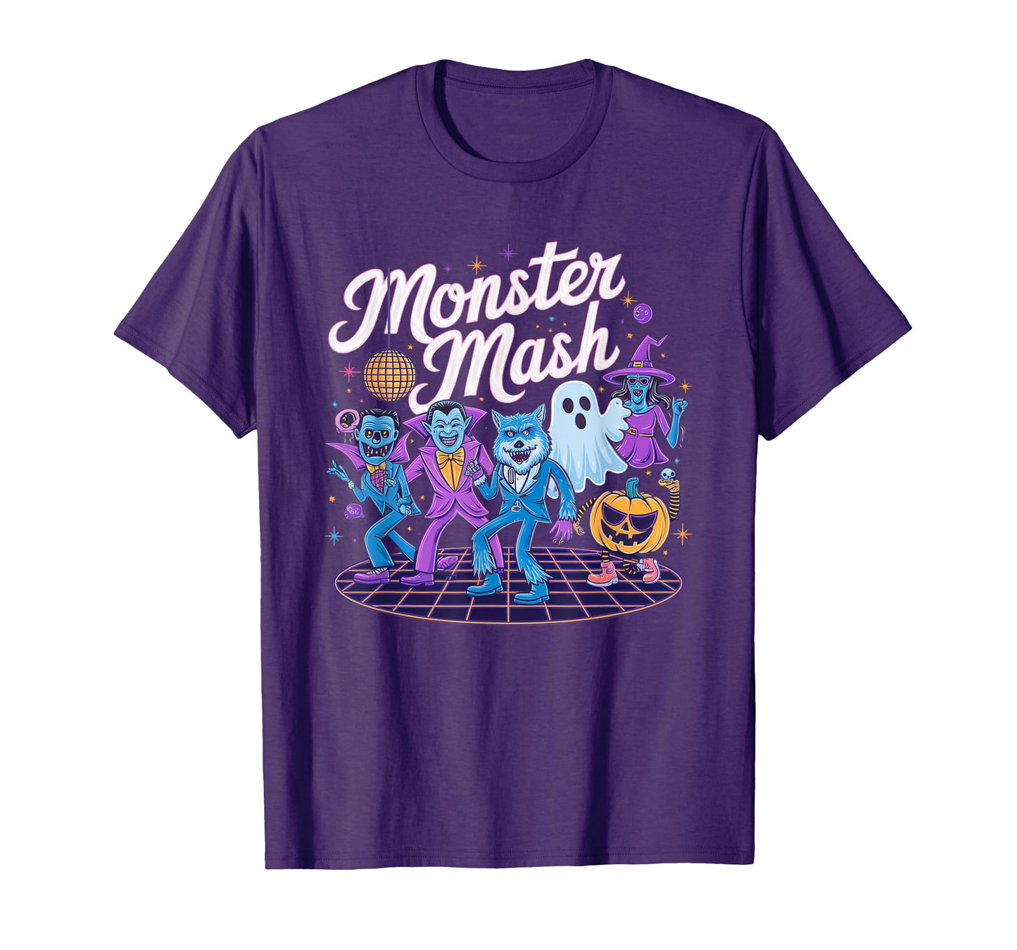 Vintage Monster Mash Ghost Scary Funny Halloween Candy T-Shirt