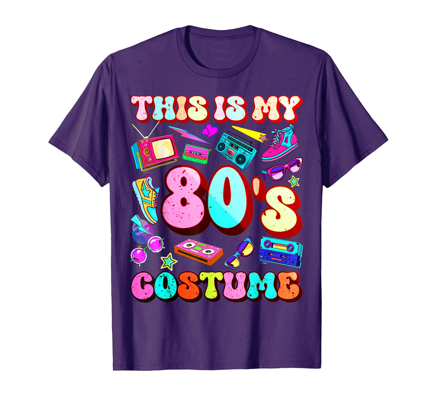 This is my 80's Costume Outfit Gifts Eighties 1980s Party T-Shirt