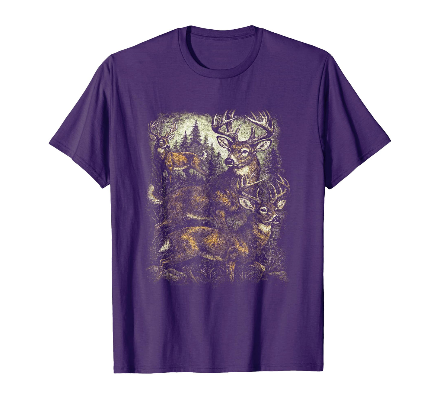 Vintage Deer Graphic Retro 90s Wildlife Aesthetic Outdoorsy T-Shirt