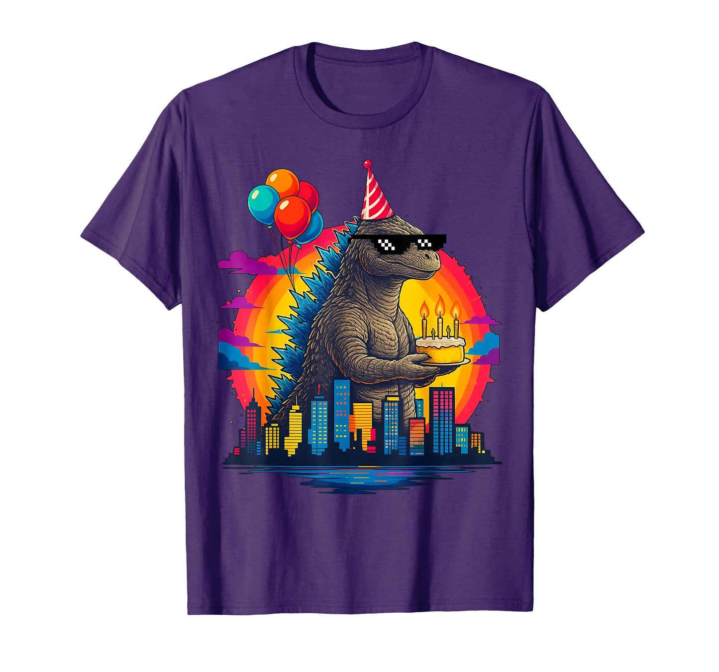 Birthday Boy Kaiju Vintage Birthday Monster T-Shirt