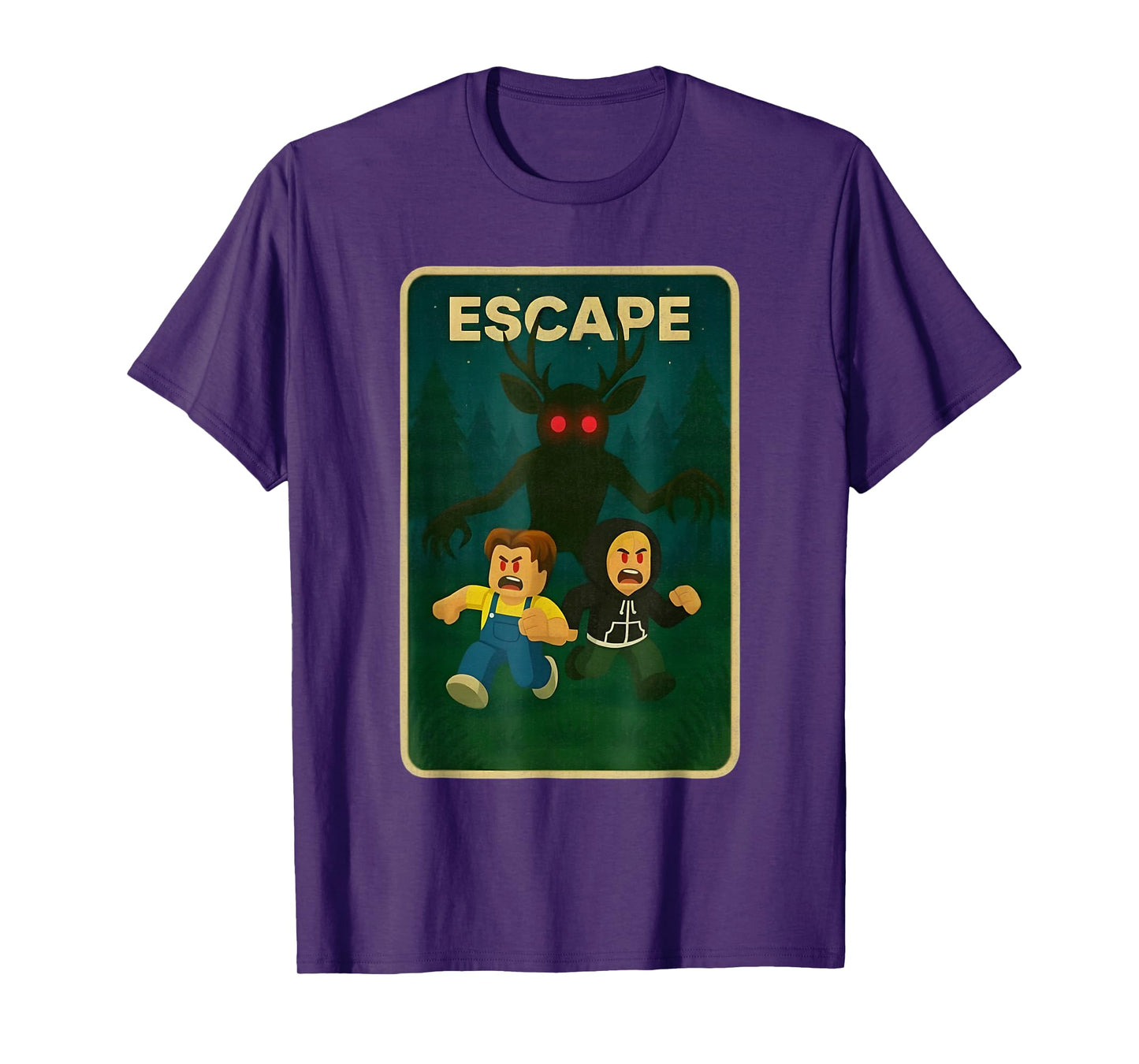 Funny 99 Nights Halloween Gamer Deer in The Forest - Kids T-Shirt