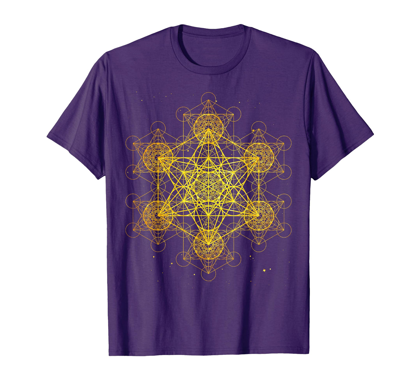 Beautiful Fractal Metatron’s Cube Sacred Geometry Spiritual T-Shirt