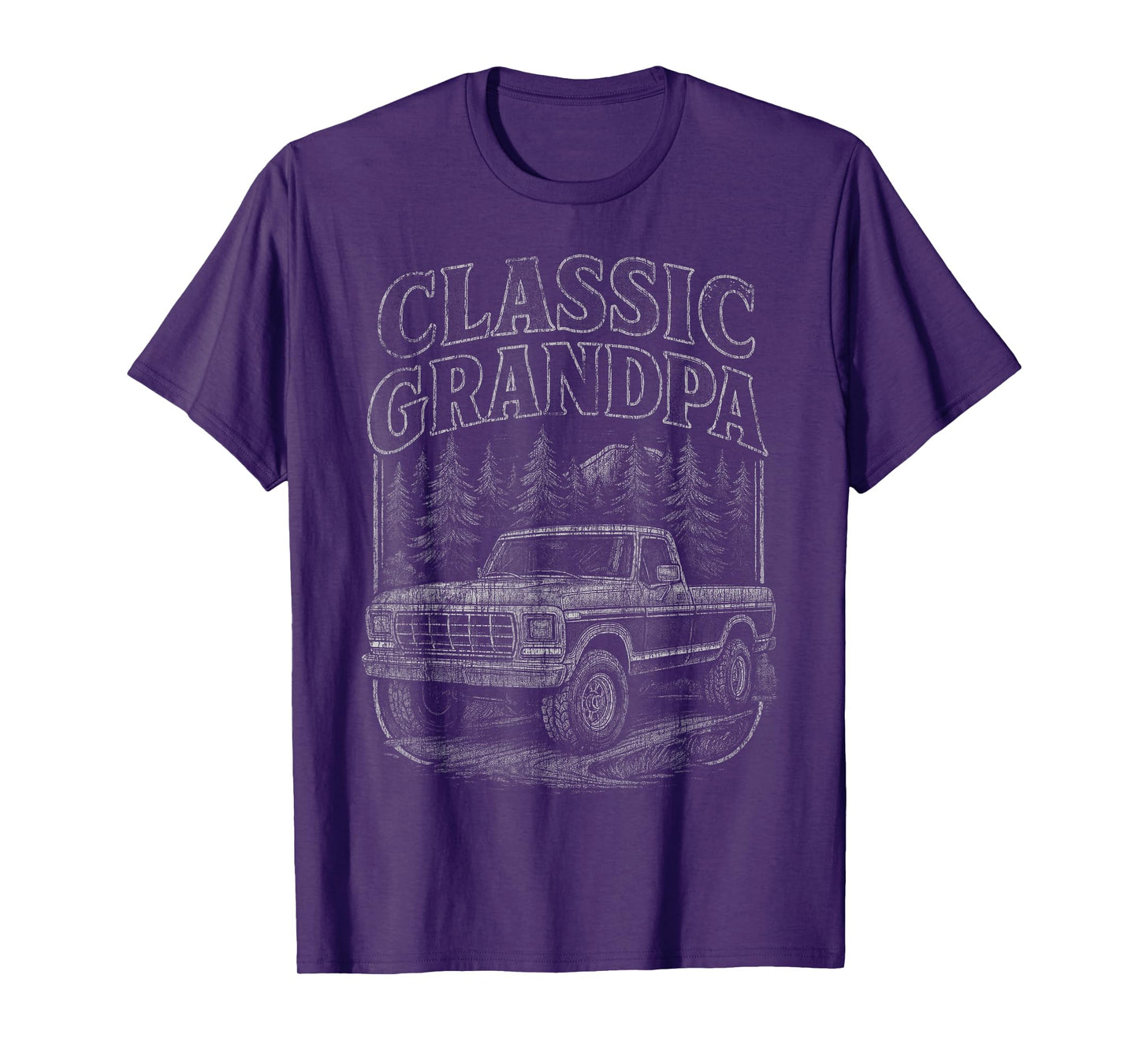 Funny Classic Grandpa Vintage Truck T-Shirt Old Pickup Truck T-Shirt