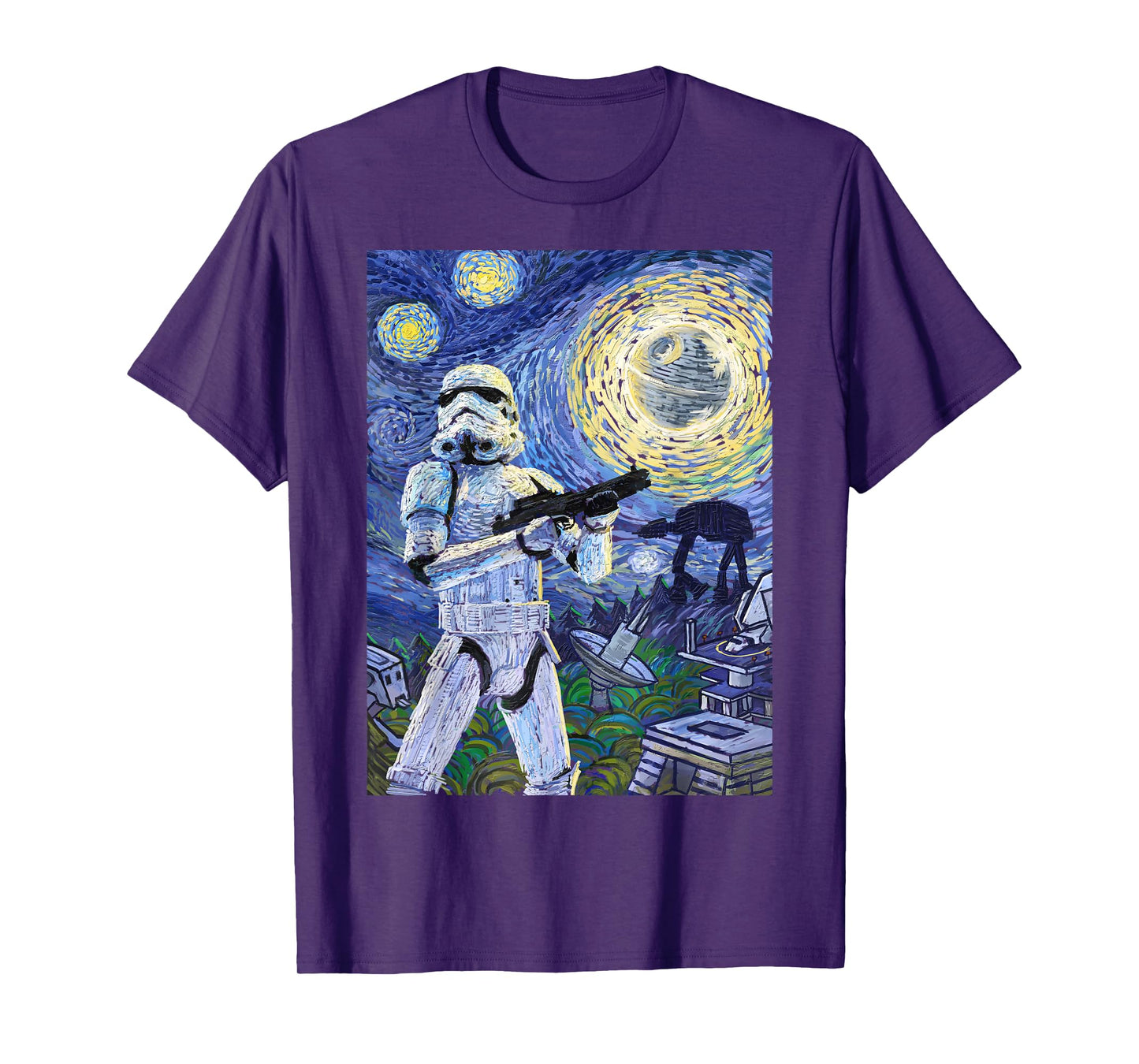 Star Wars Stormtrooper Starry Night Graphic T-Shirt C1 T-Shirt