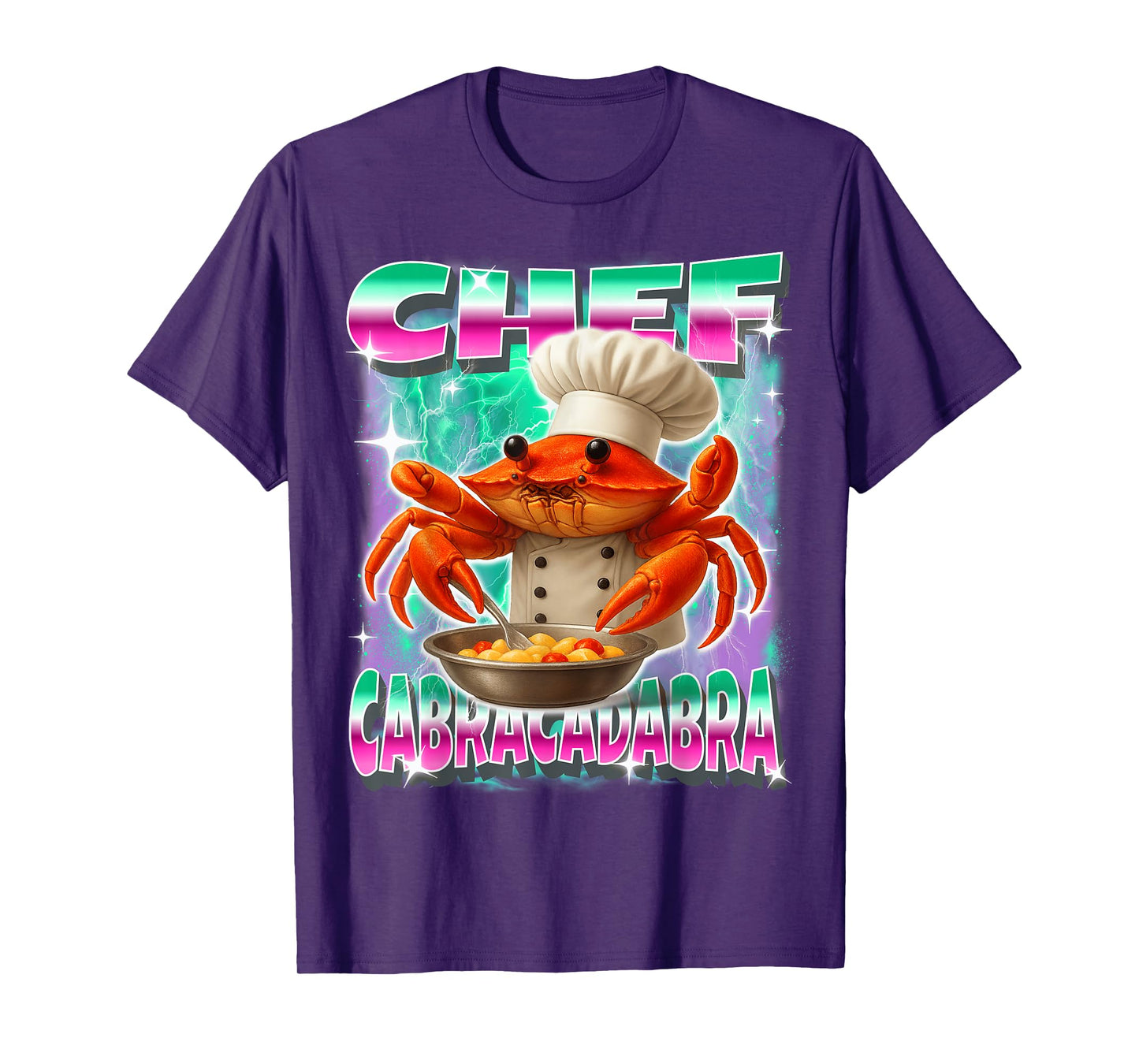 Italian-Brainrot Chef-Cabracadabra Crab Cooking Gen Z Meme T-Shirt
