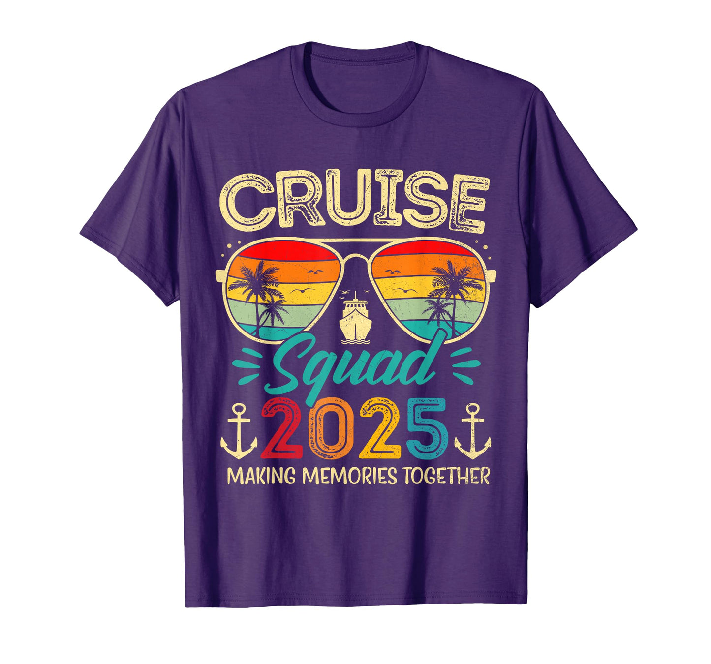Cruise Squad 2025 Family Group Matching Summer Vacation T-Shirt