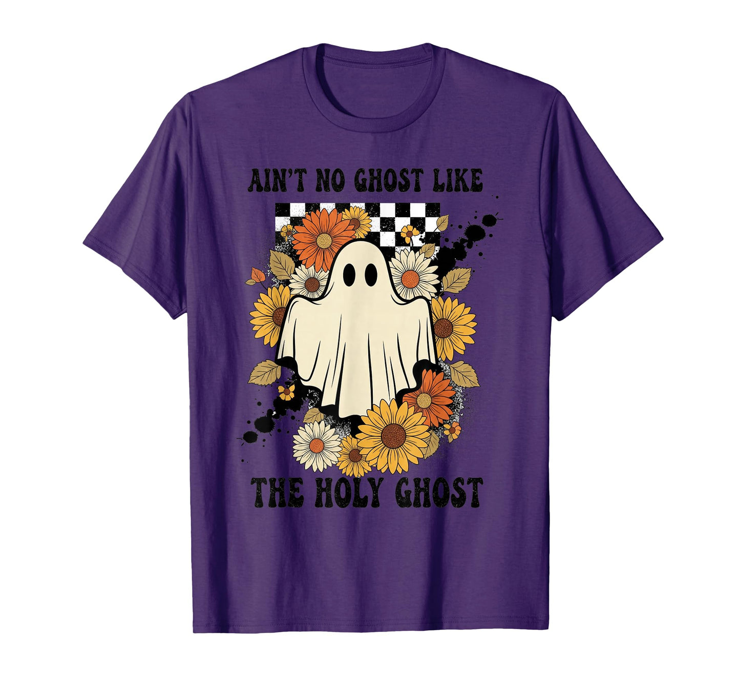 Funny Faith Ghost Retro Humor Design T-Shirt
