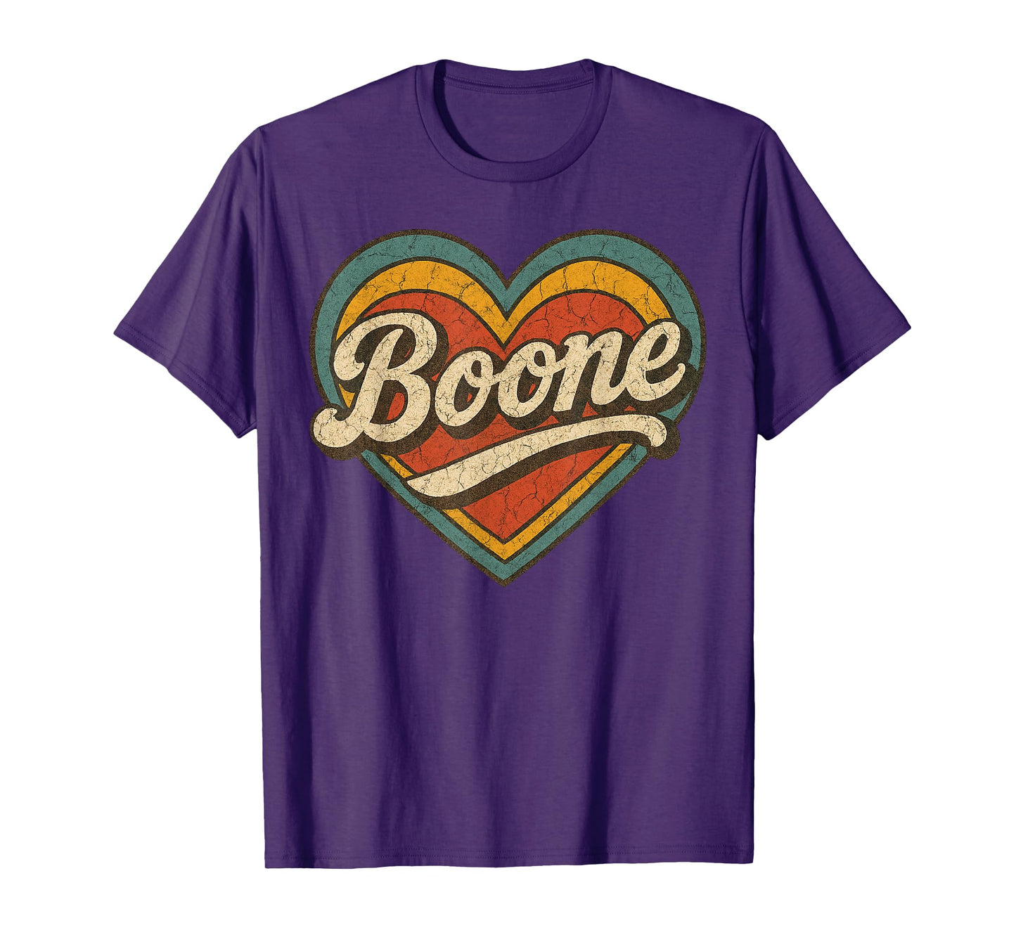 Boone Heart Men Women Kid Vintage T-Shirt