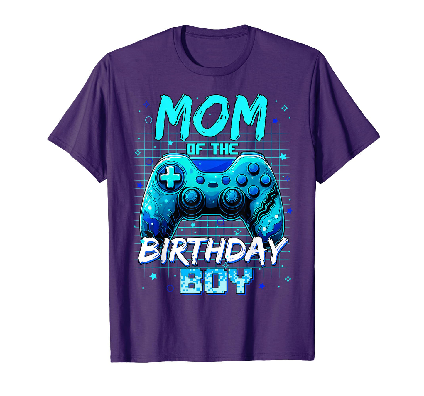 Mom of The Birthday Boy Video Game Family Matching Party T-Shirt