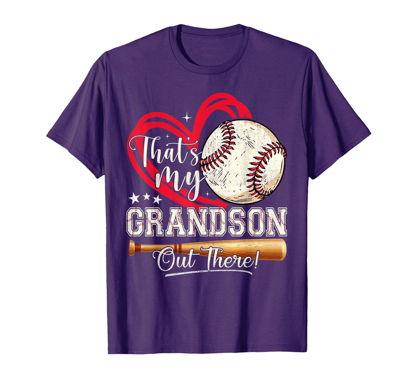 That's My Grandson Out There Baseball Grandma Mother's Day T-Shirt