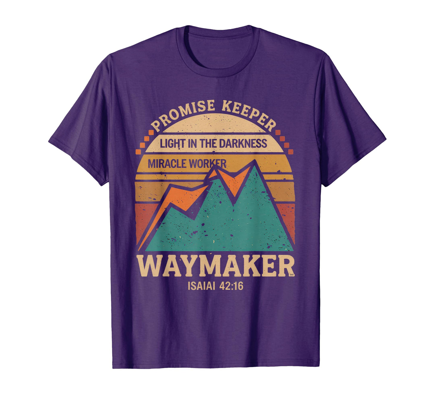 Waymaker Tshirt Promise Keeper Miracle Worker God Christian T-Shirt